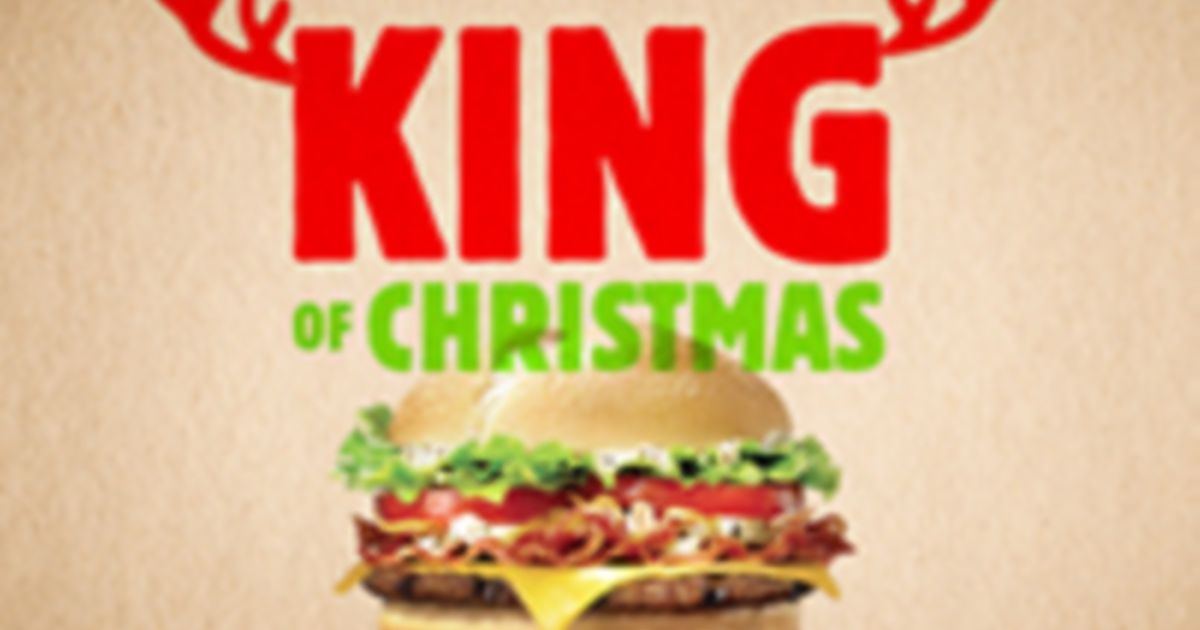 Burger King King of Christmas The Dots