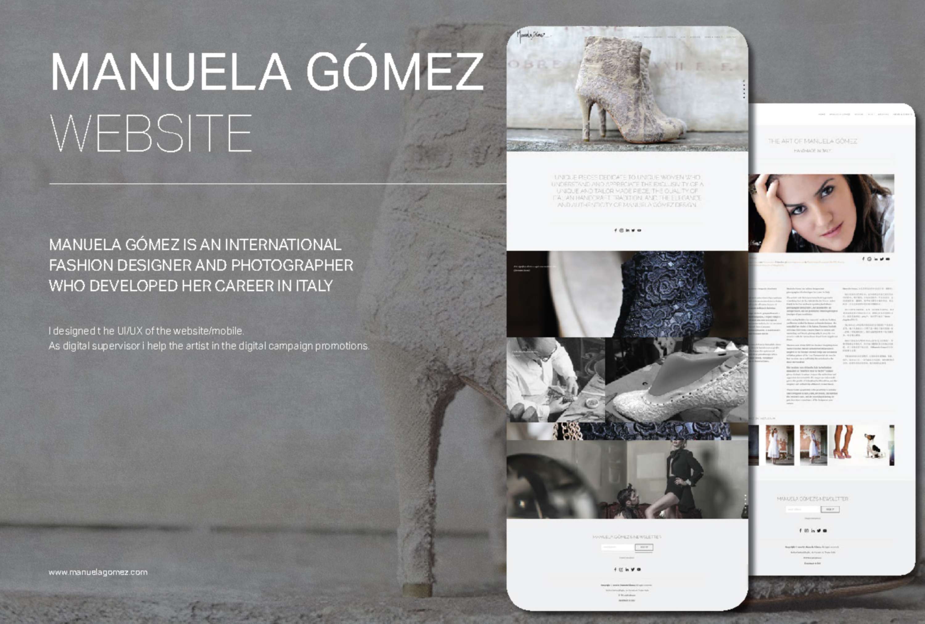 UI/UX/IA Design  Luxury & Artists by Simone Favarin