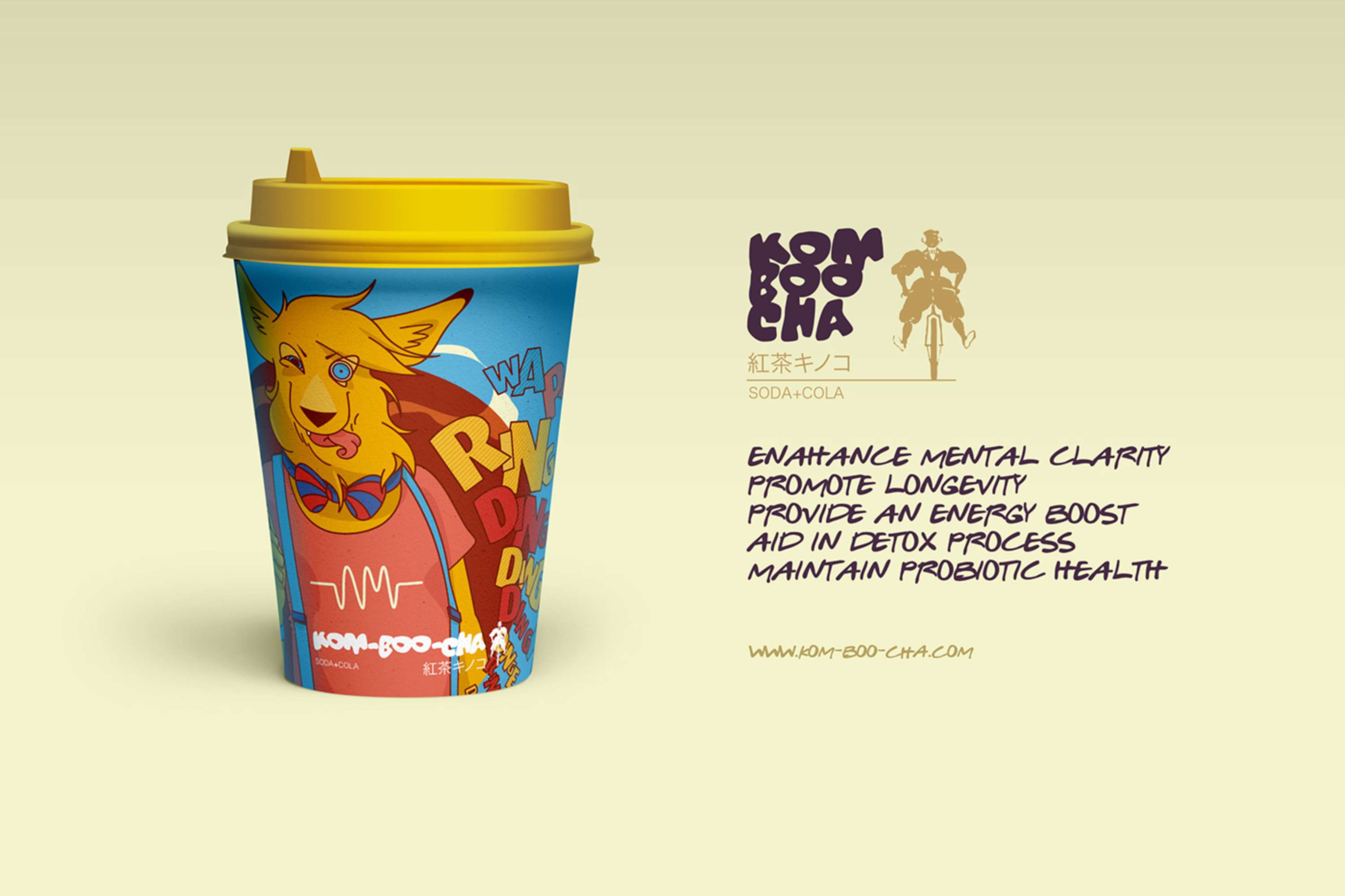 KOM-BOO-CHA™​​​​​​​ / Original animals characters by Vladimir Chinn