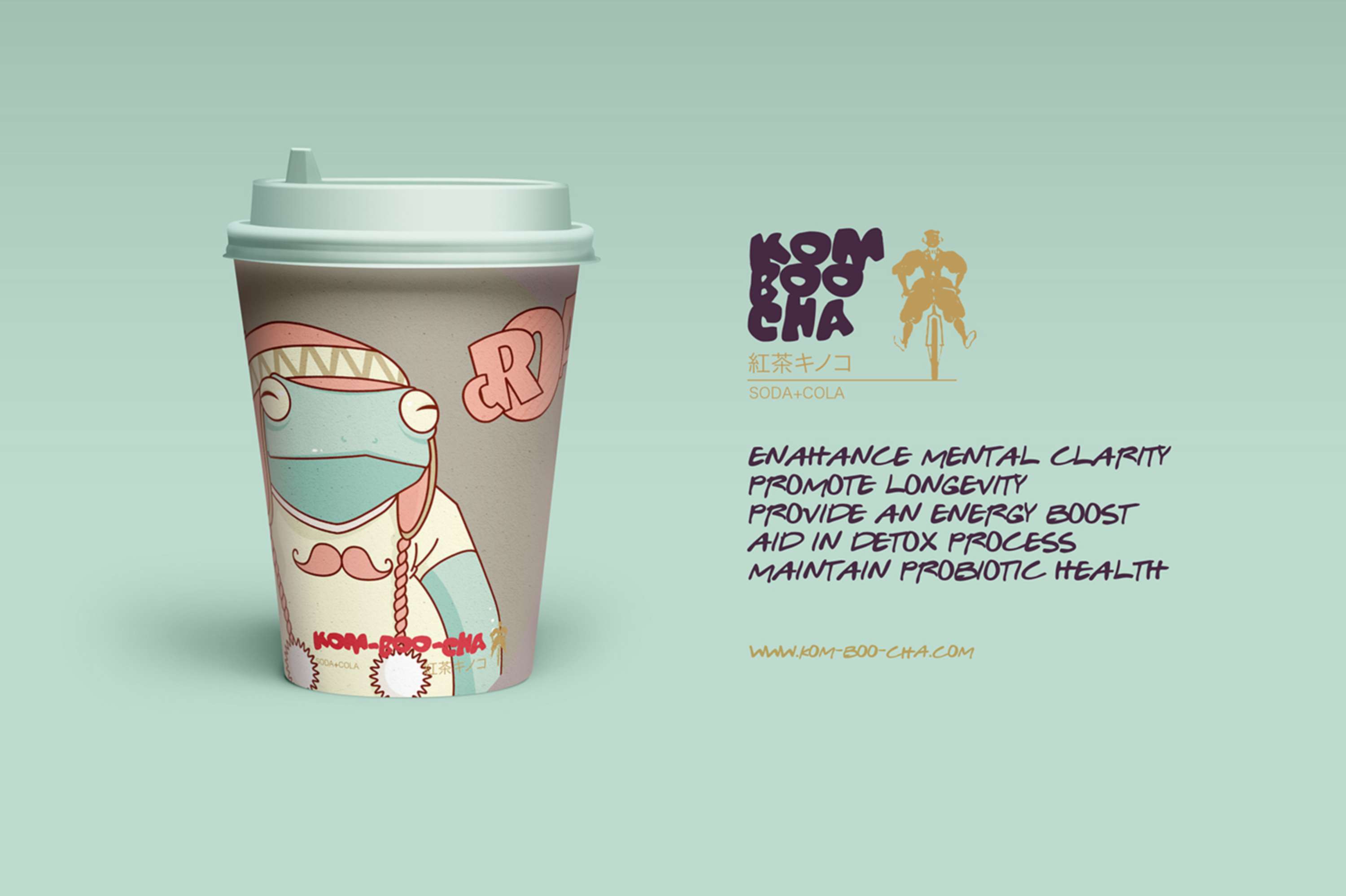 KOM-BOO-CHA™​​​​​​​ / Original animals characters by Vladimir Chinn