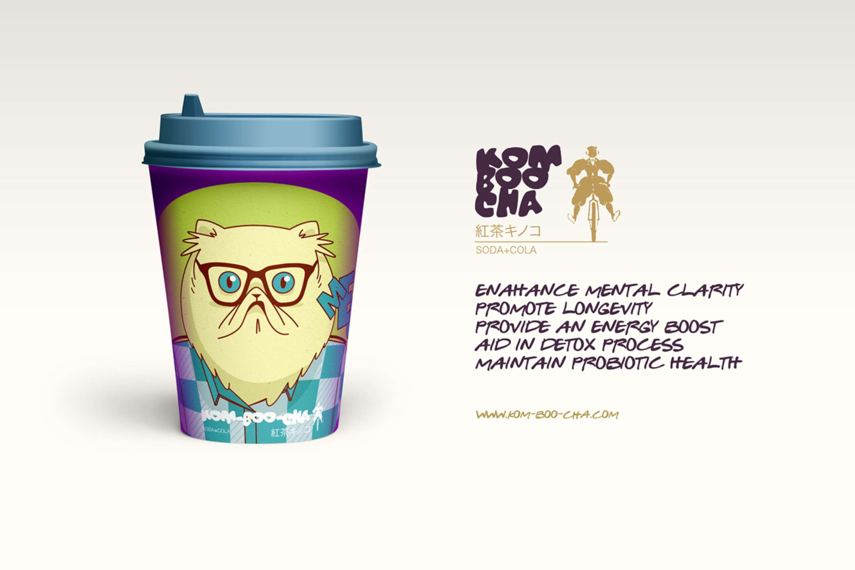 KOM-BOO-CHA™​​​​​​​ / Original animals characters by Vladimir Chinn