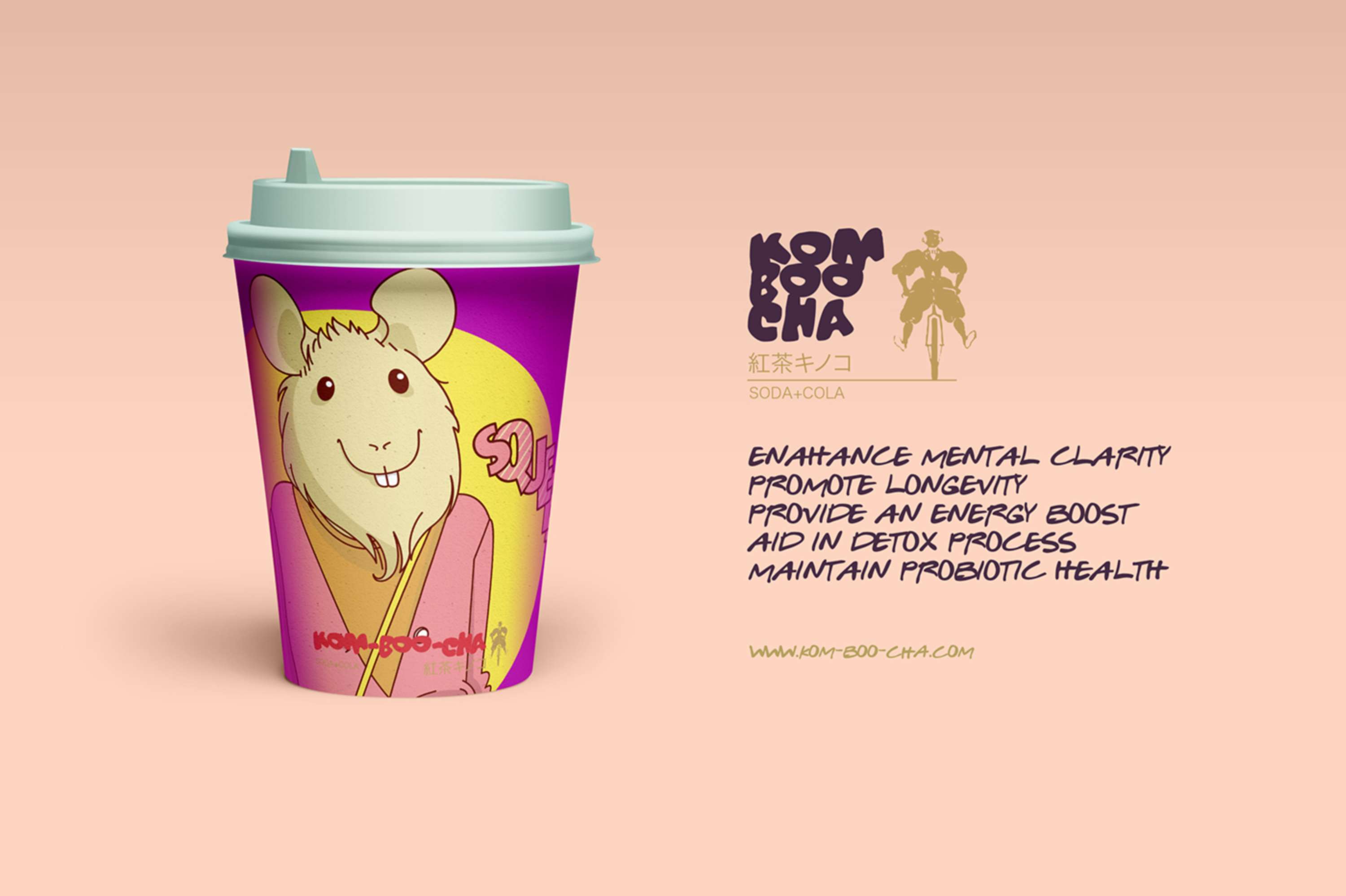 KOM-BOO-CHA™​​​​​​​ / Original animals characters by Vladimir Chinn