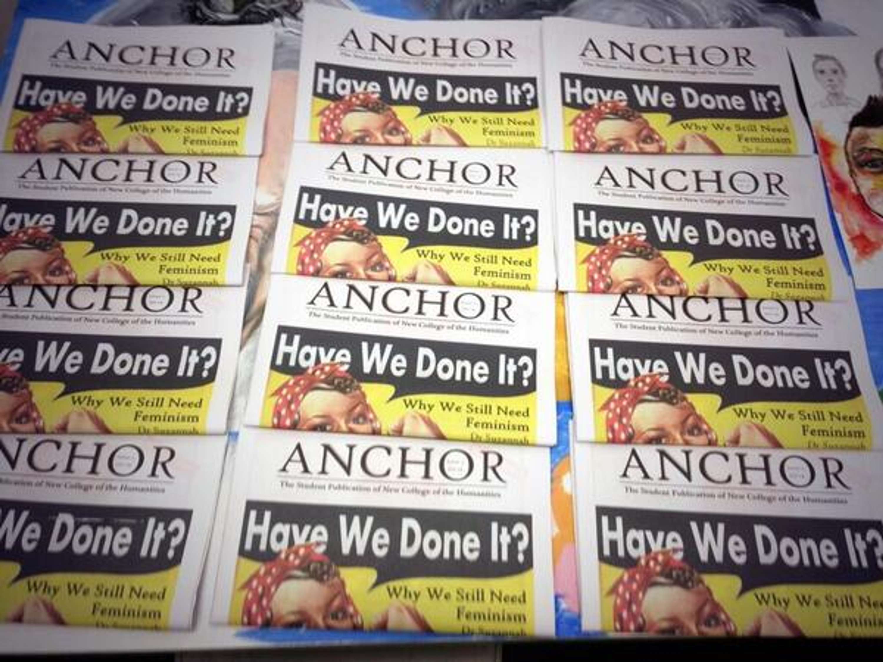 Founder and Editor of Anchor Magazine by Rory Gos Keddie