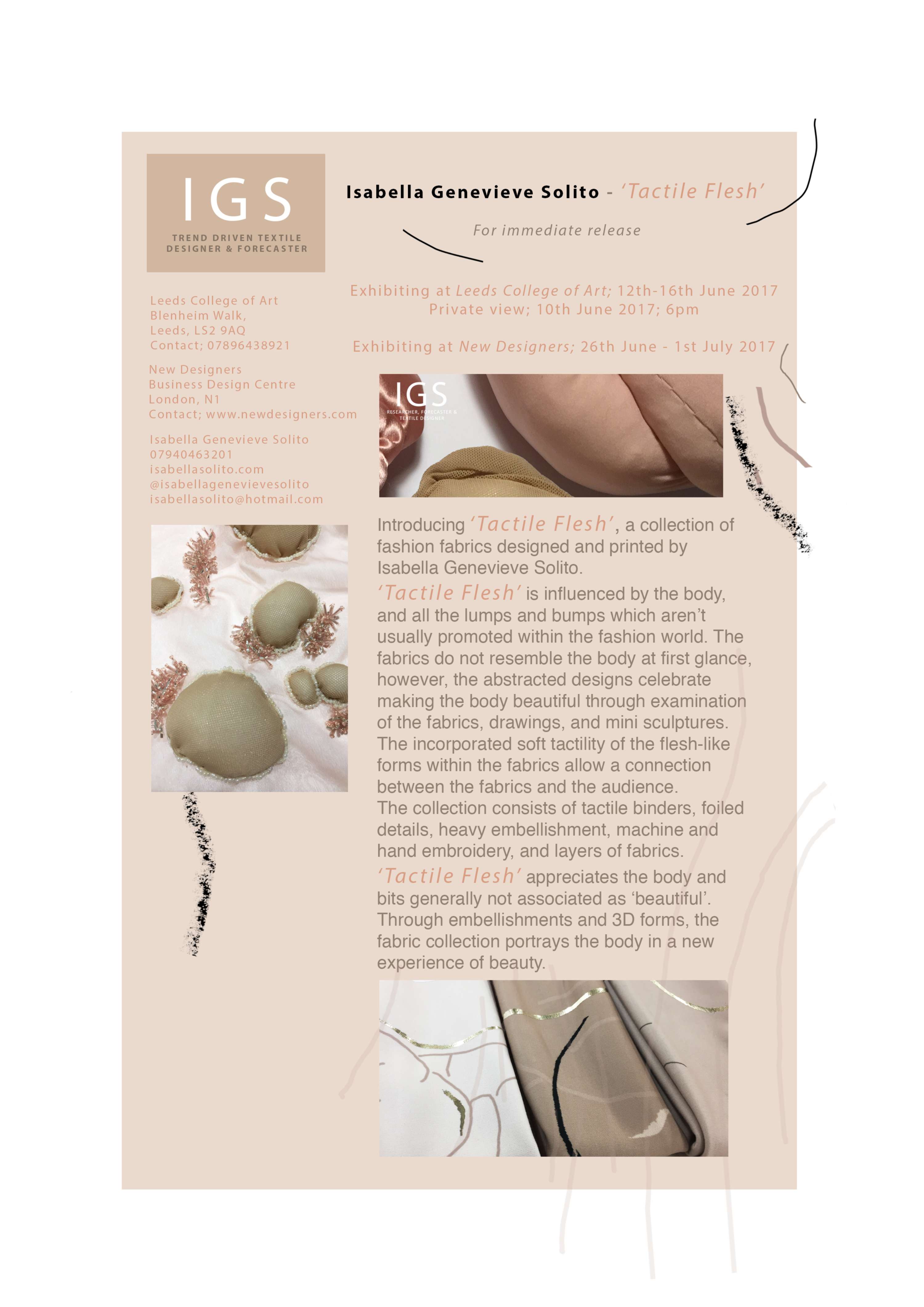 Tactile Flesh by Isabella Genevieve Solito