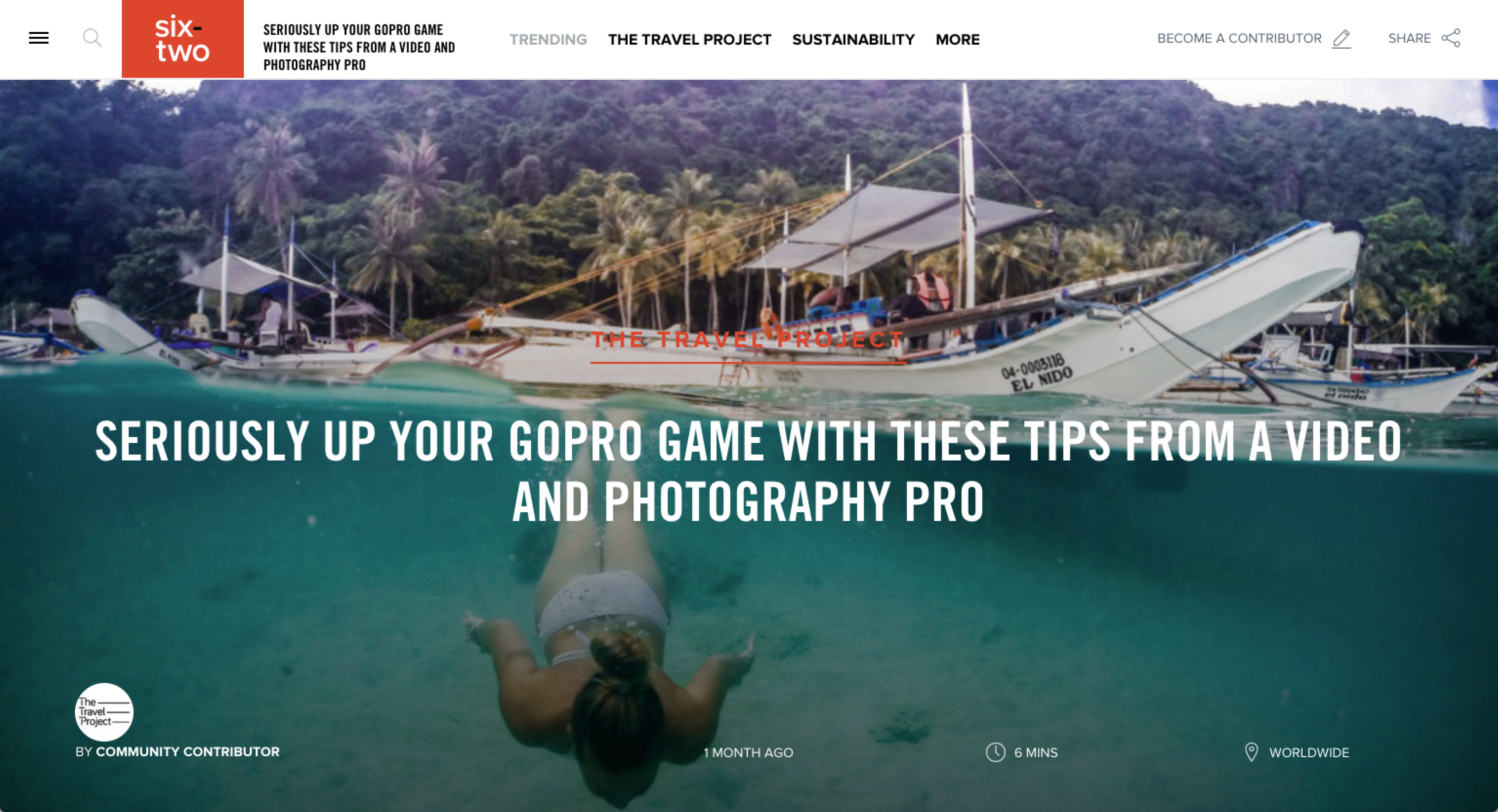 The Travel Project by Contiki Marketing Lab