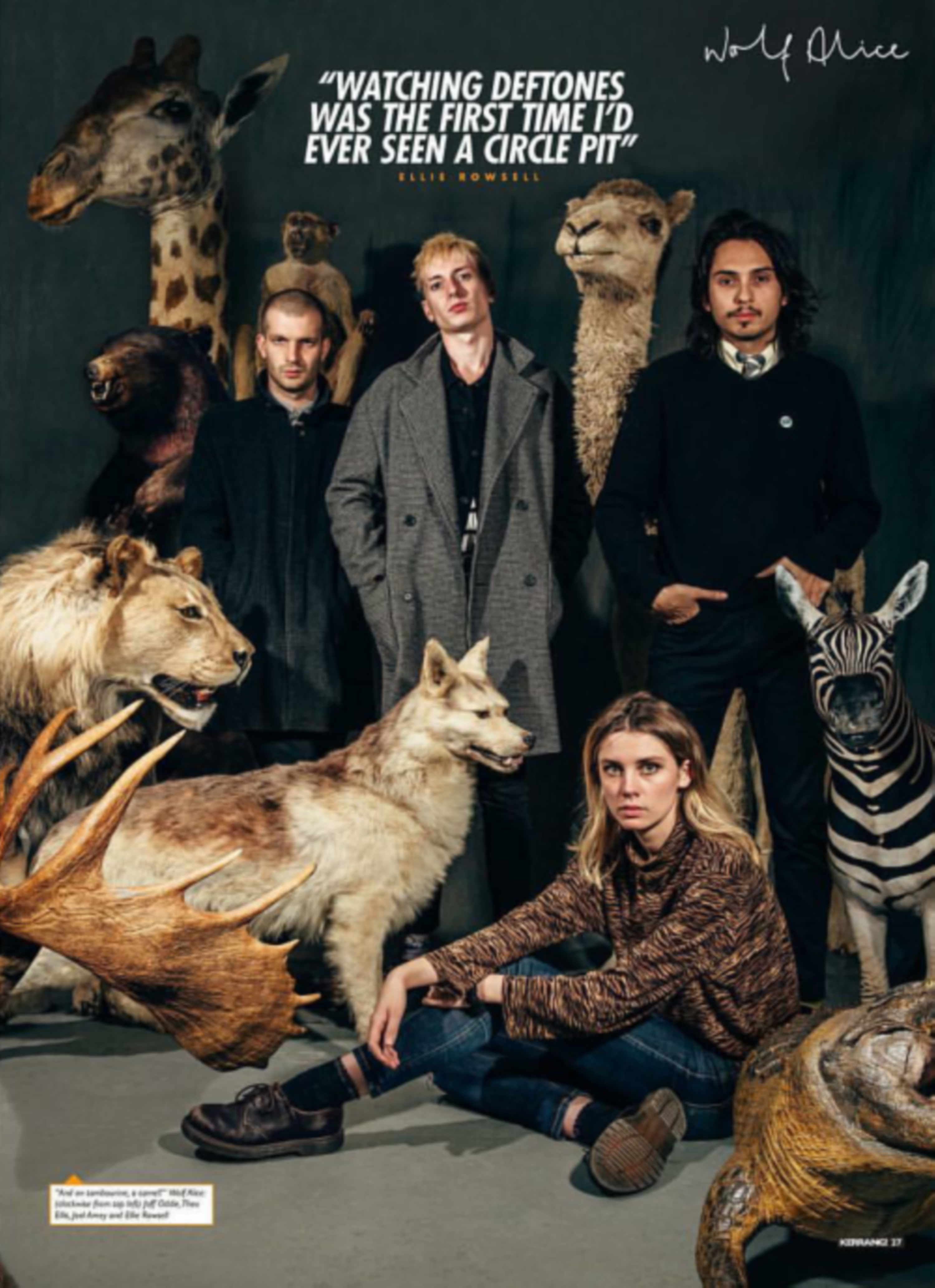 2015 Wolf Alice x Kerrang! Feature by Amy Azarinejad