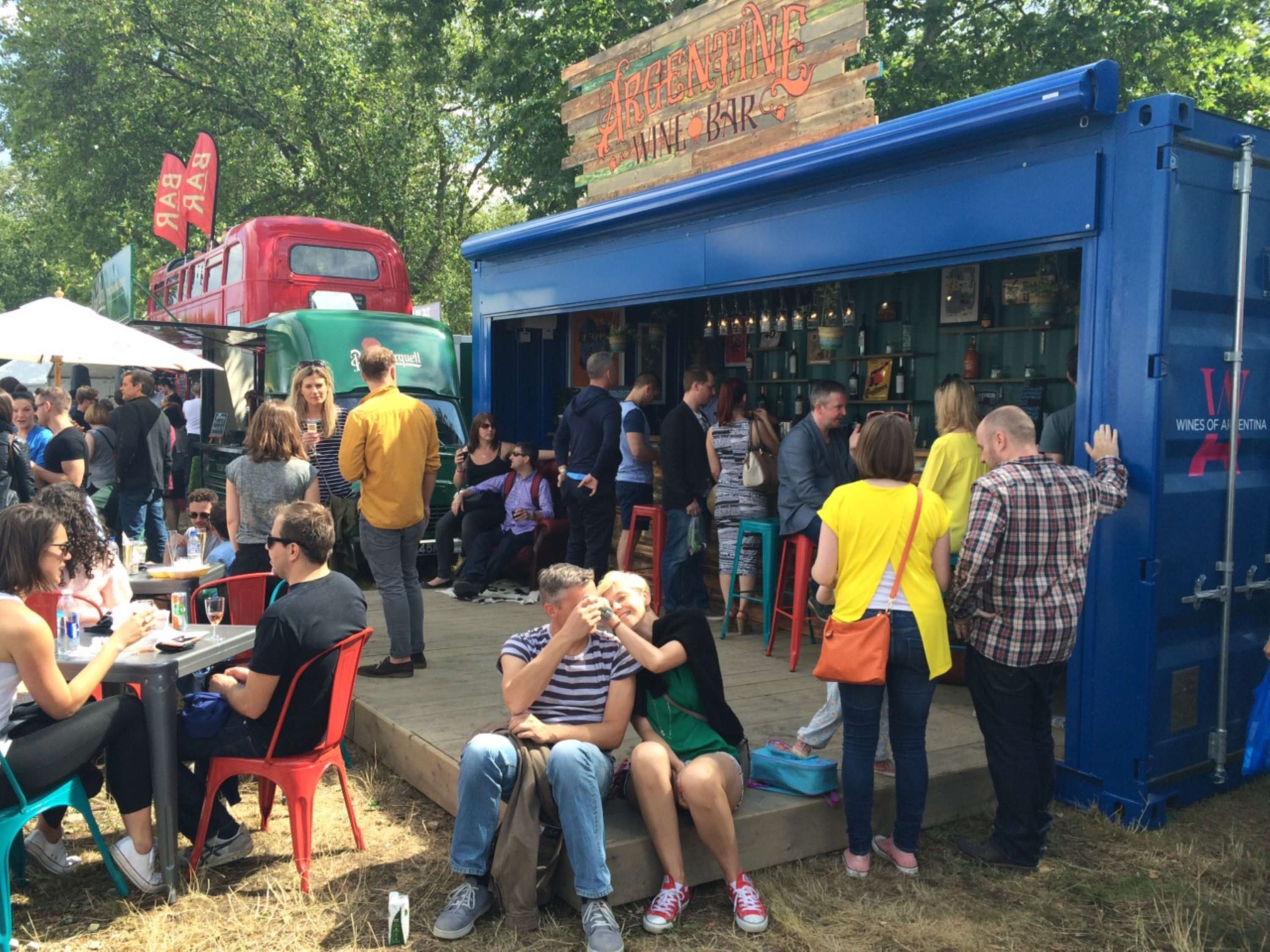 The Container - Pop Up Argentine Wine Bar by Jenny Hazelhurst
