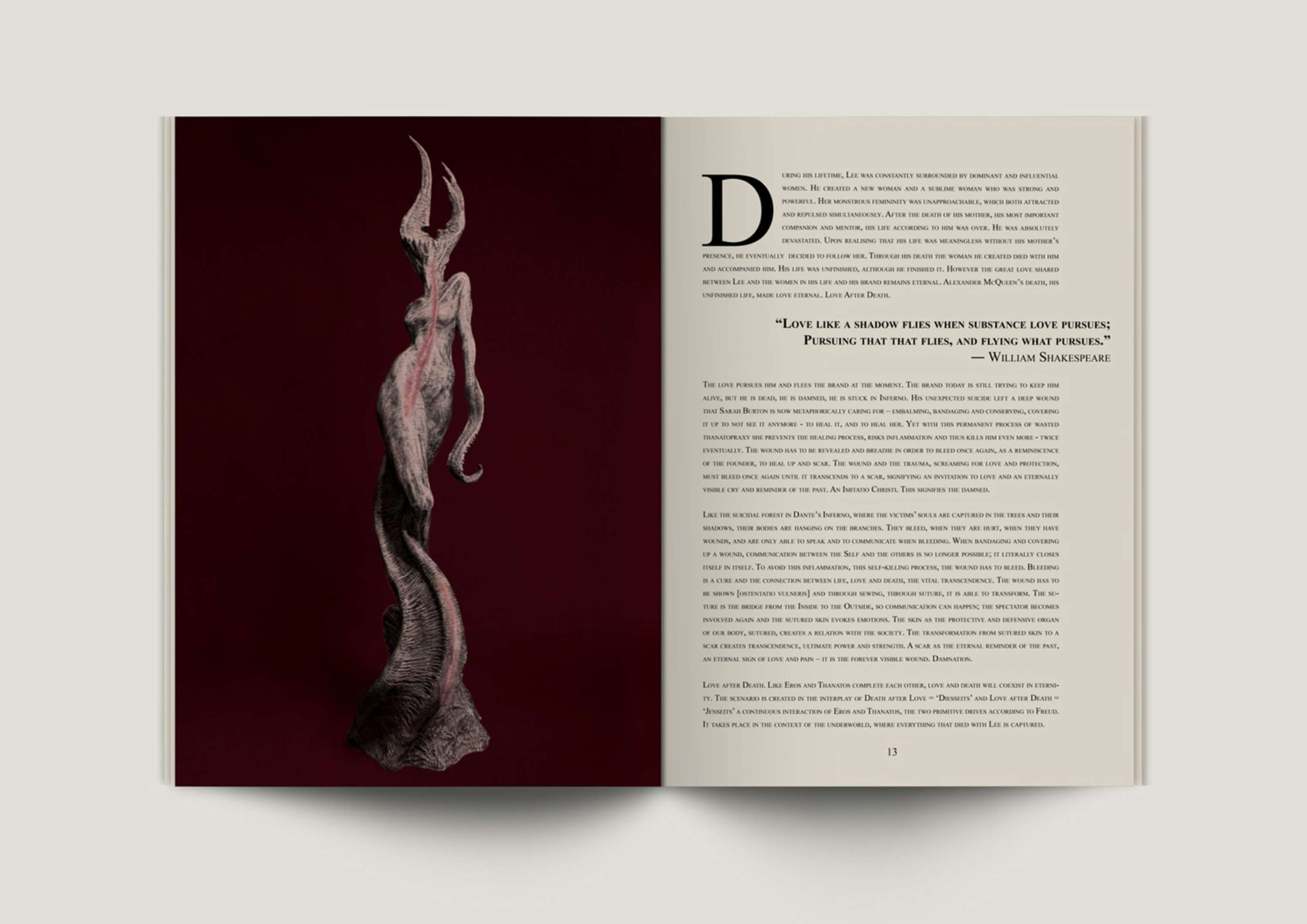 Rebranding on Alexander McQueen by Saskia Lubnow