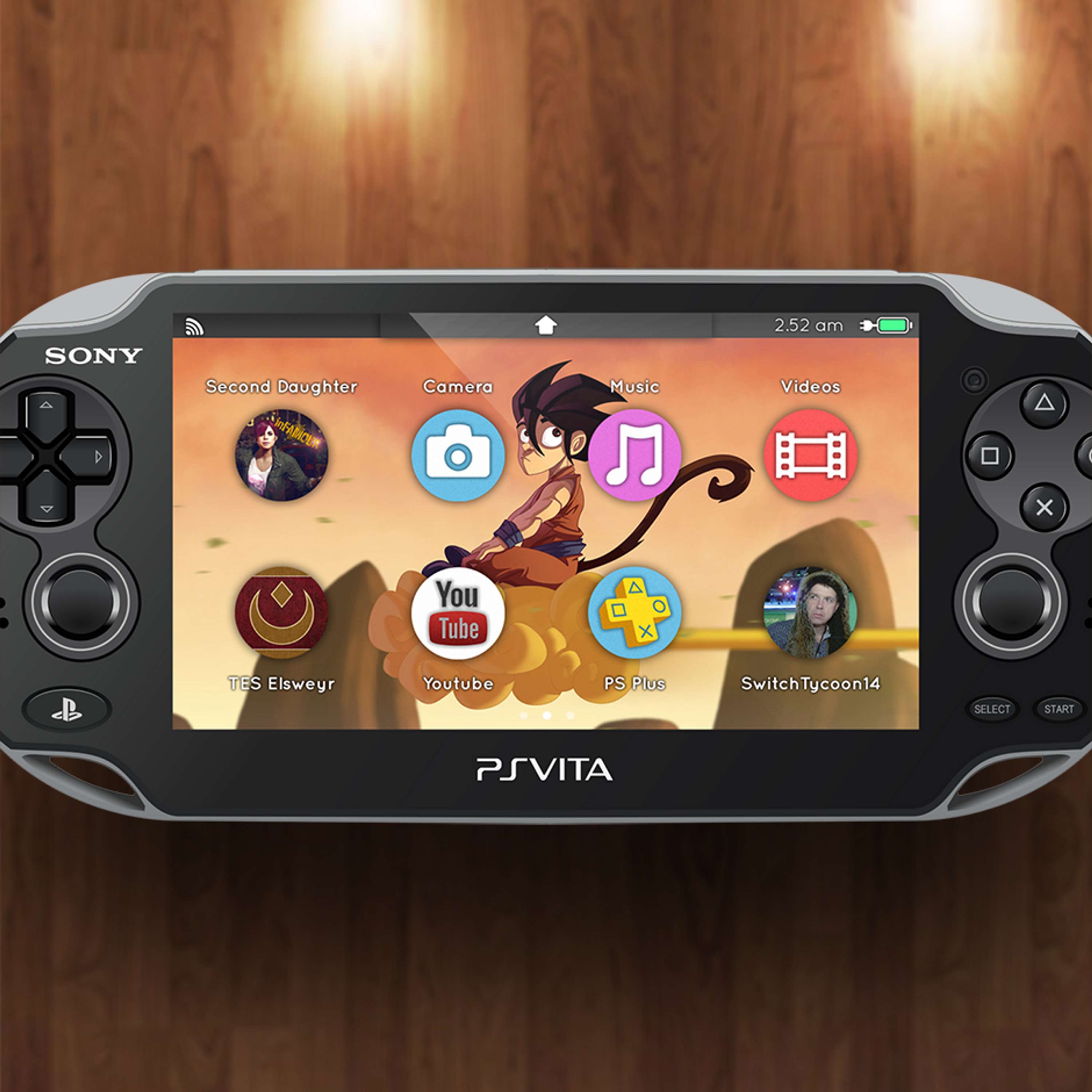 PSVita UI Redesign by Simone Di Fresco