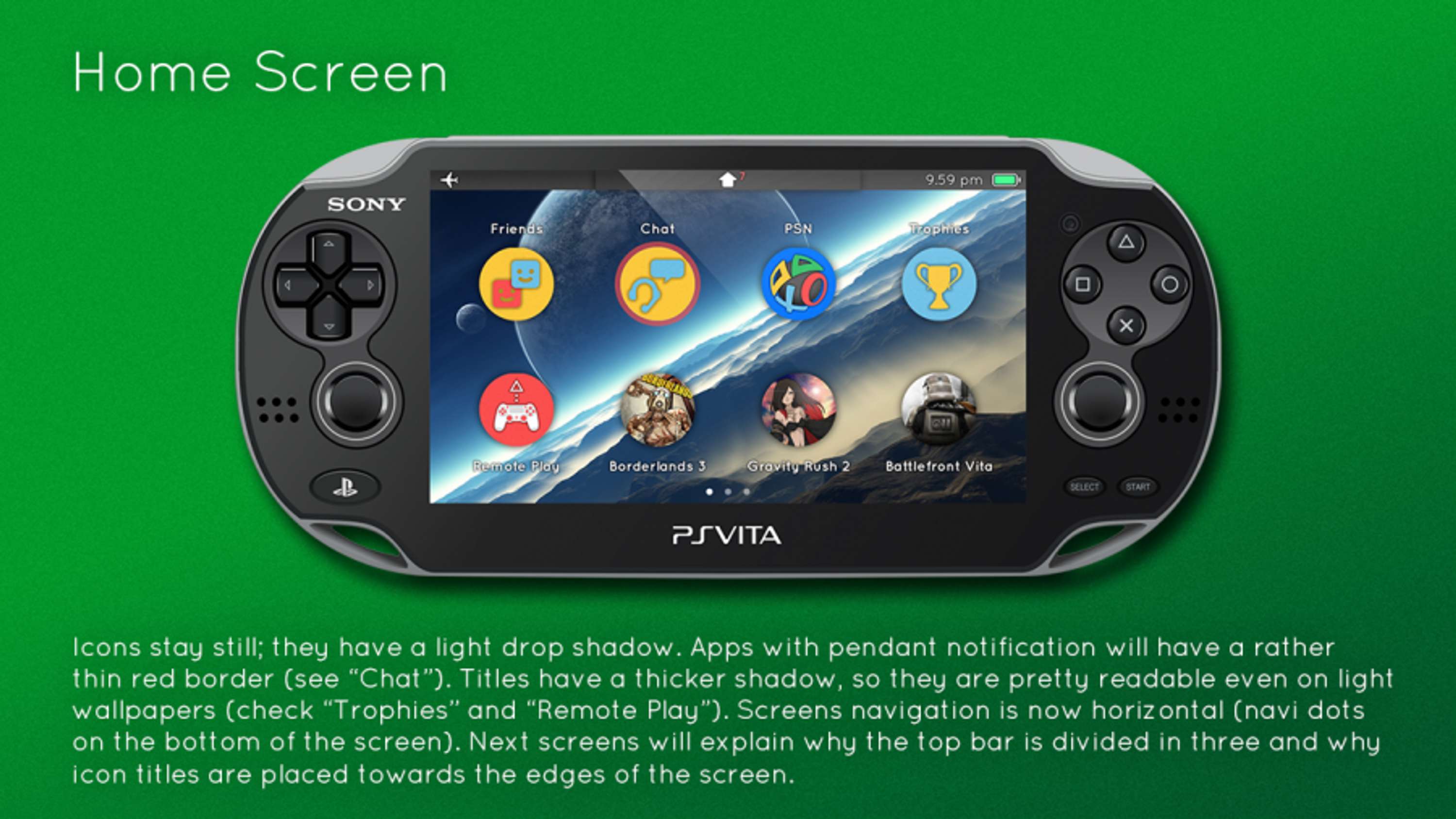 PSVita UI Redesign by Simone Di Fresco