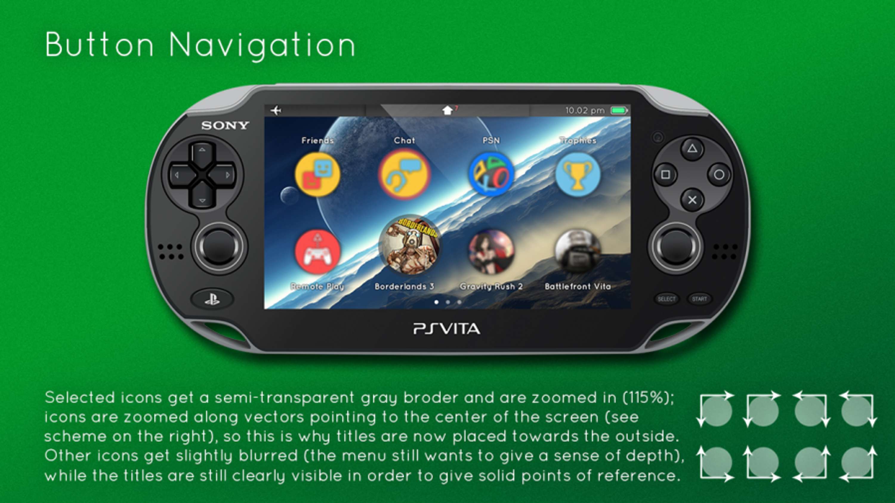 PSVita UI Redesign by Simone Di Fresco