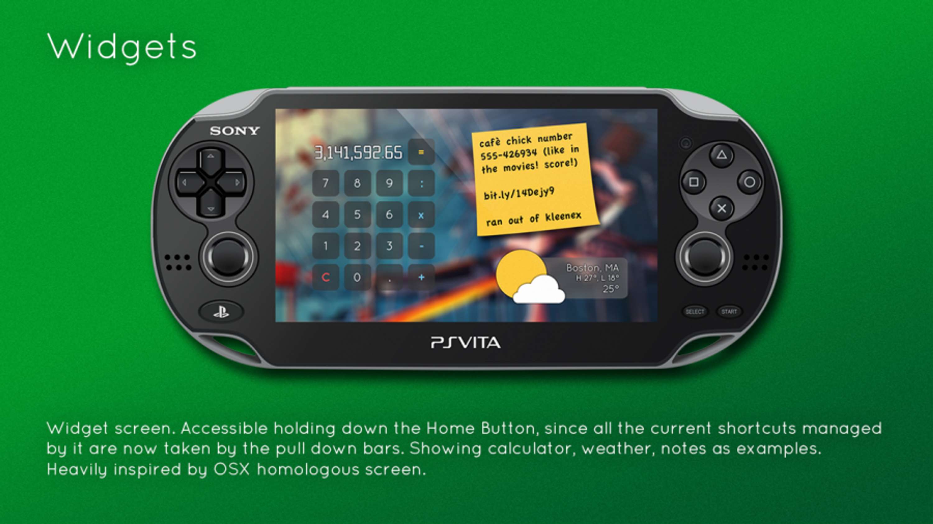 PSVita UI Redesign by Simone Di Fresco