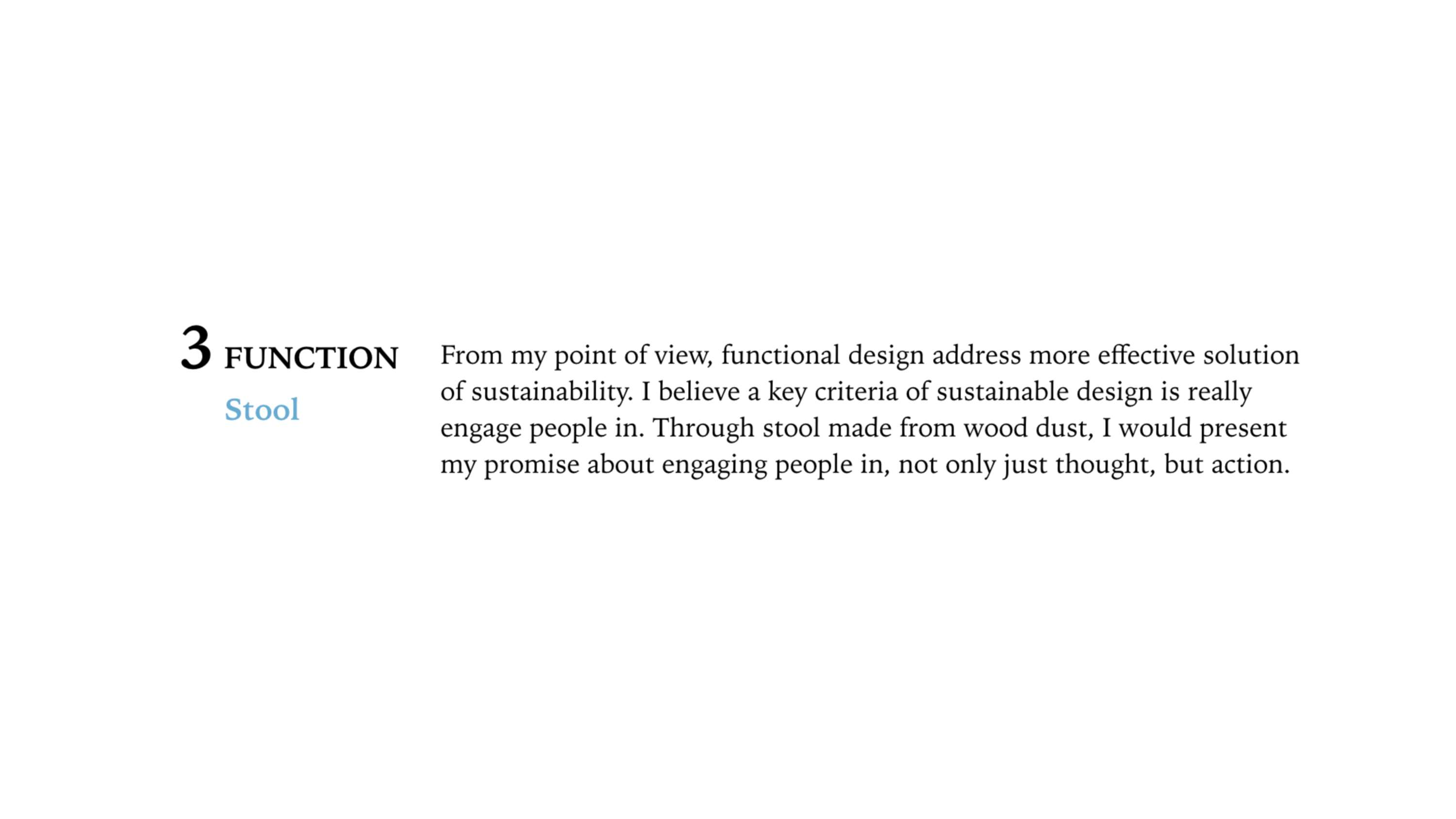 Make changes in a material world by Kaitlin Wu