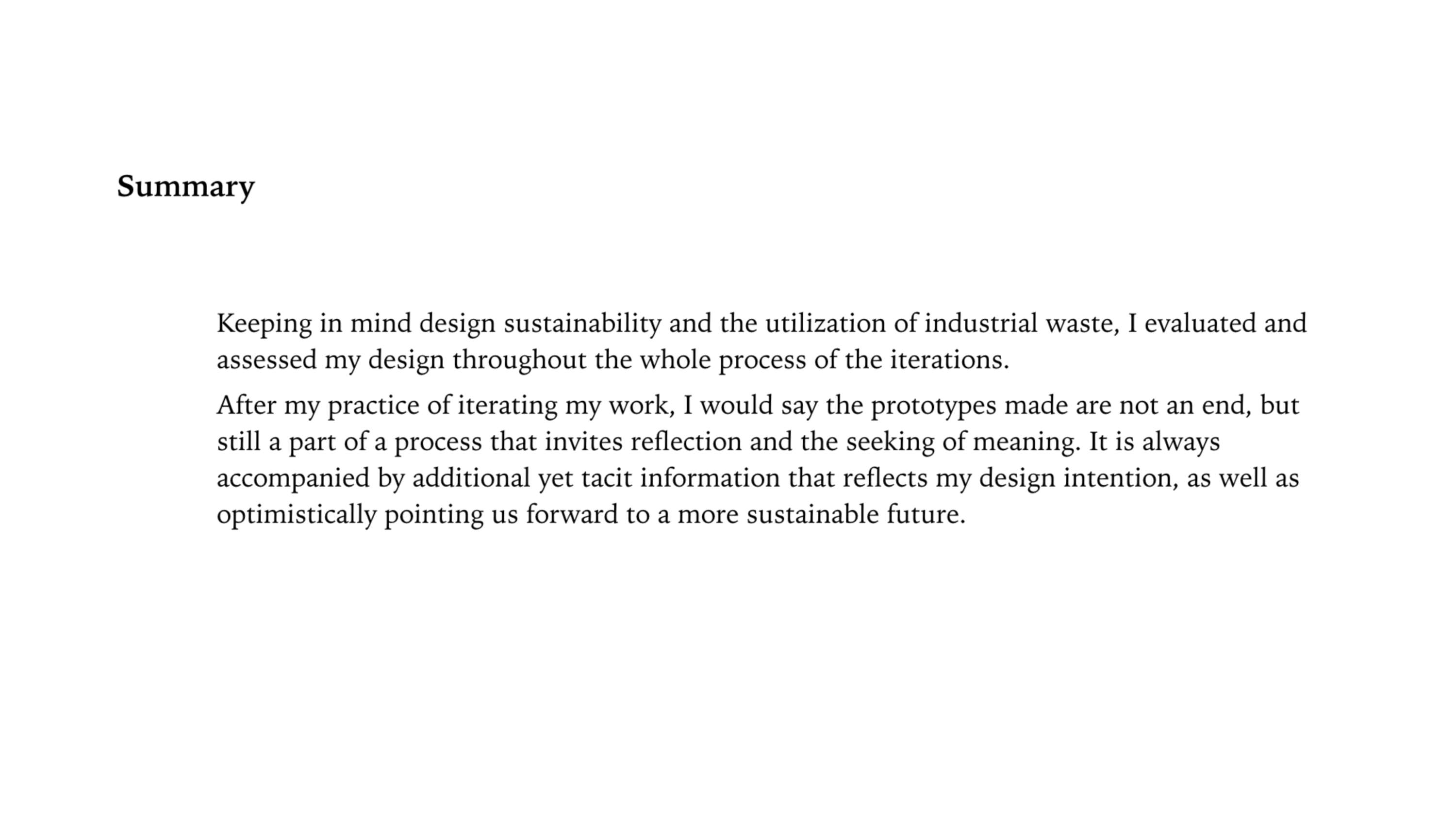 Make changes in a material world by Kaitlin Wu