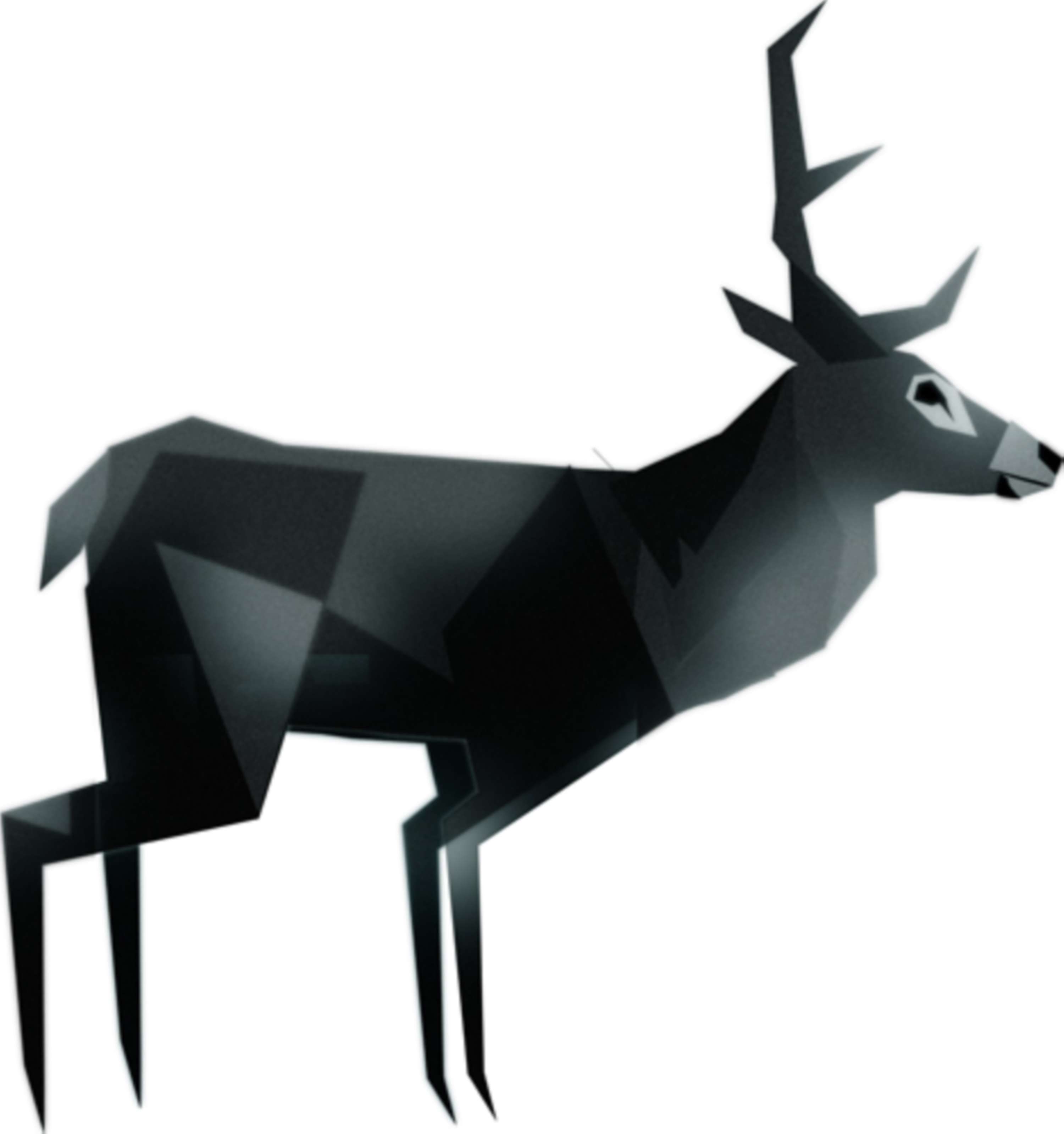 Deer Jumping by Emily Knight