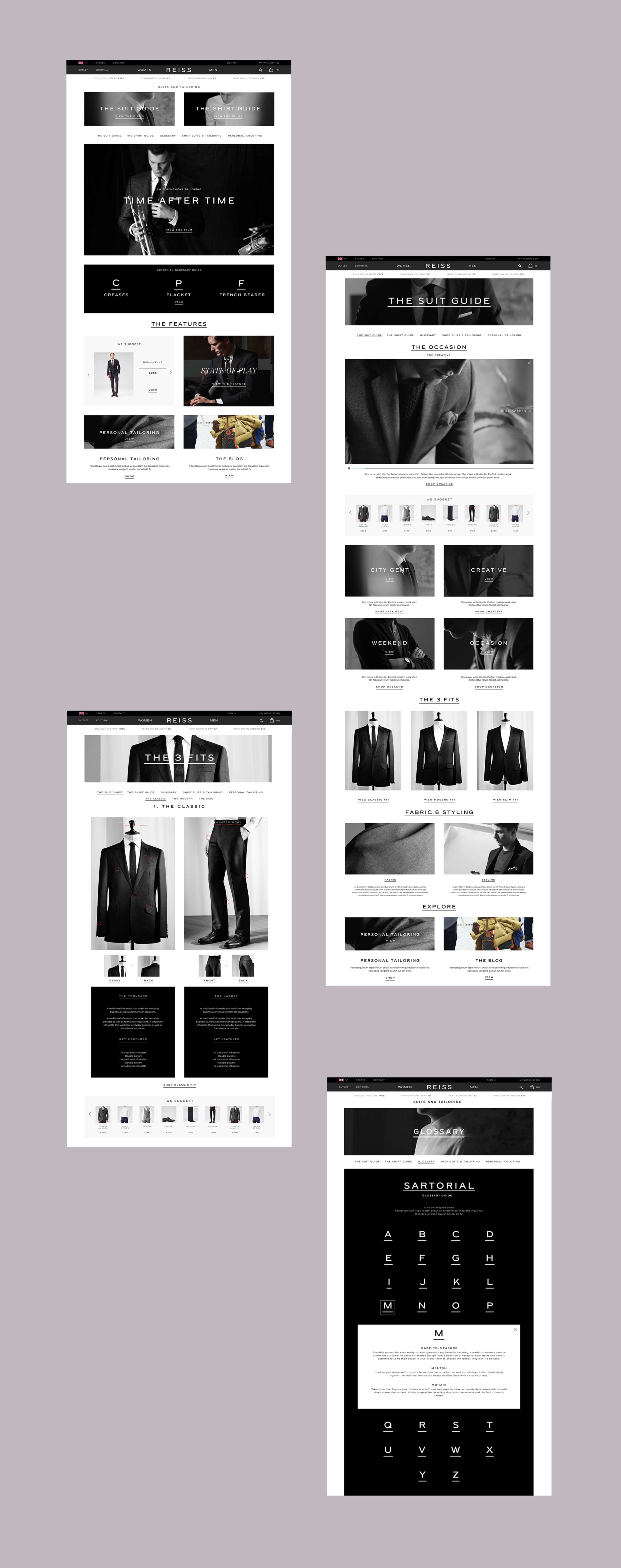 Tailoring Micro Site by Kim Farrall