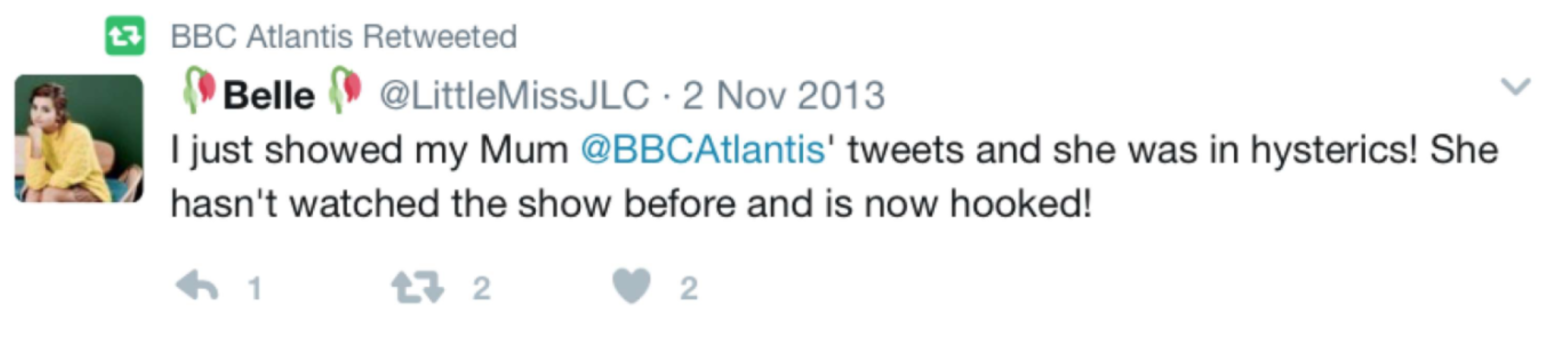 BBC Atlantis by Rebecca Pattinson