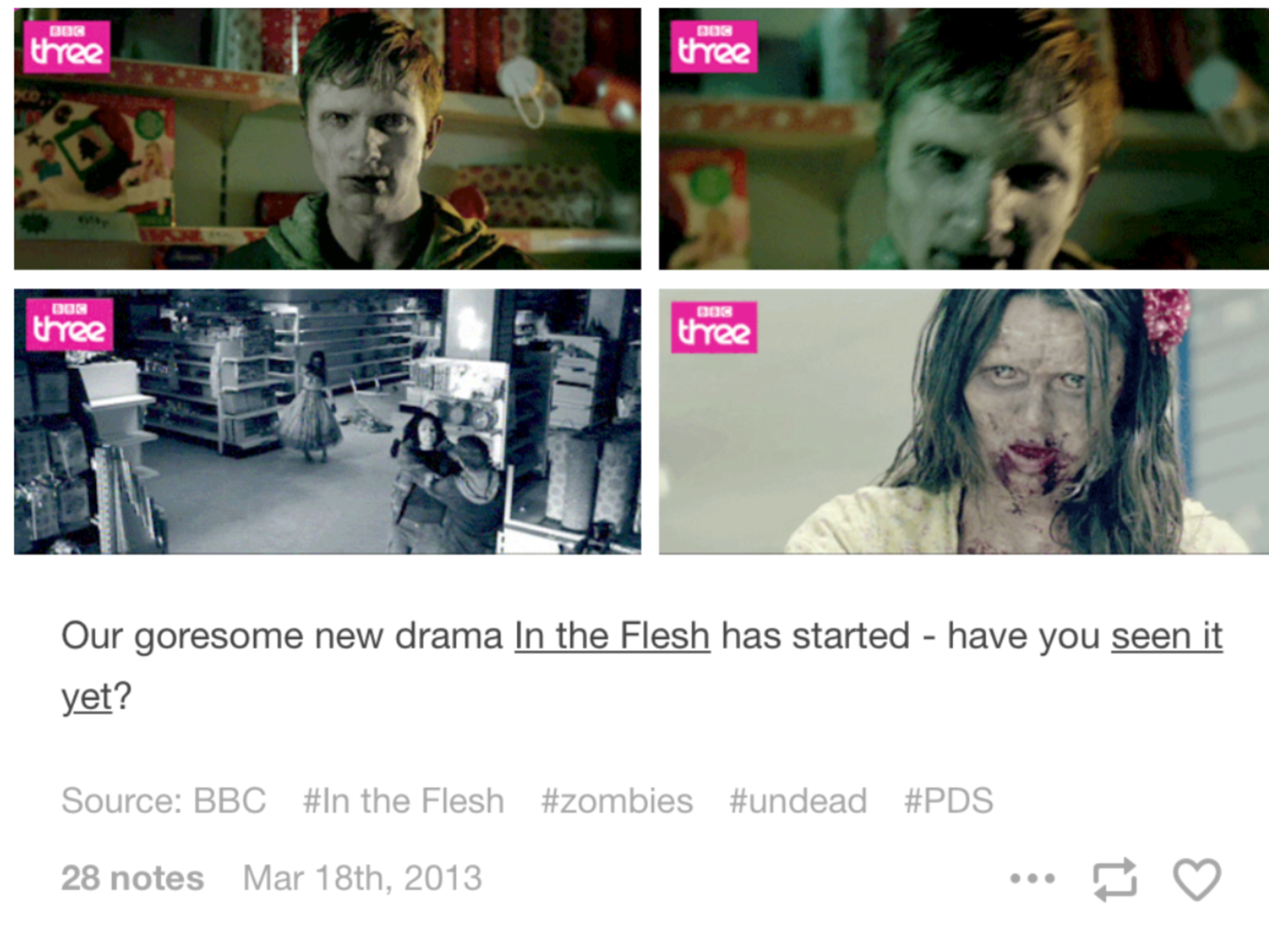 BBC In The Flesh by Rebecca Pattinson
