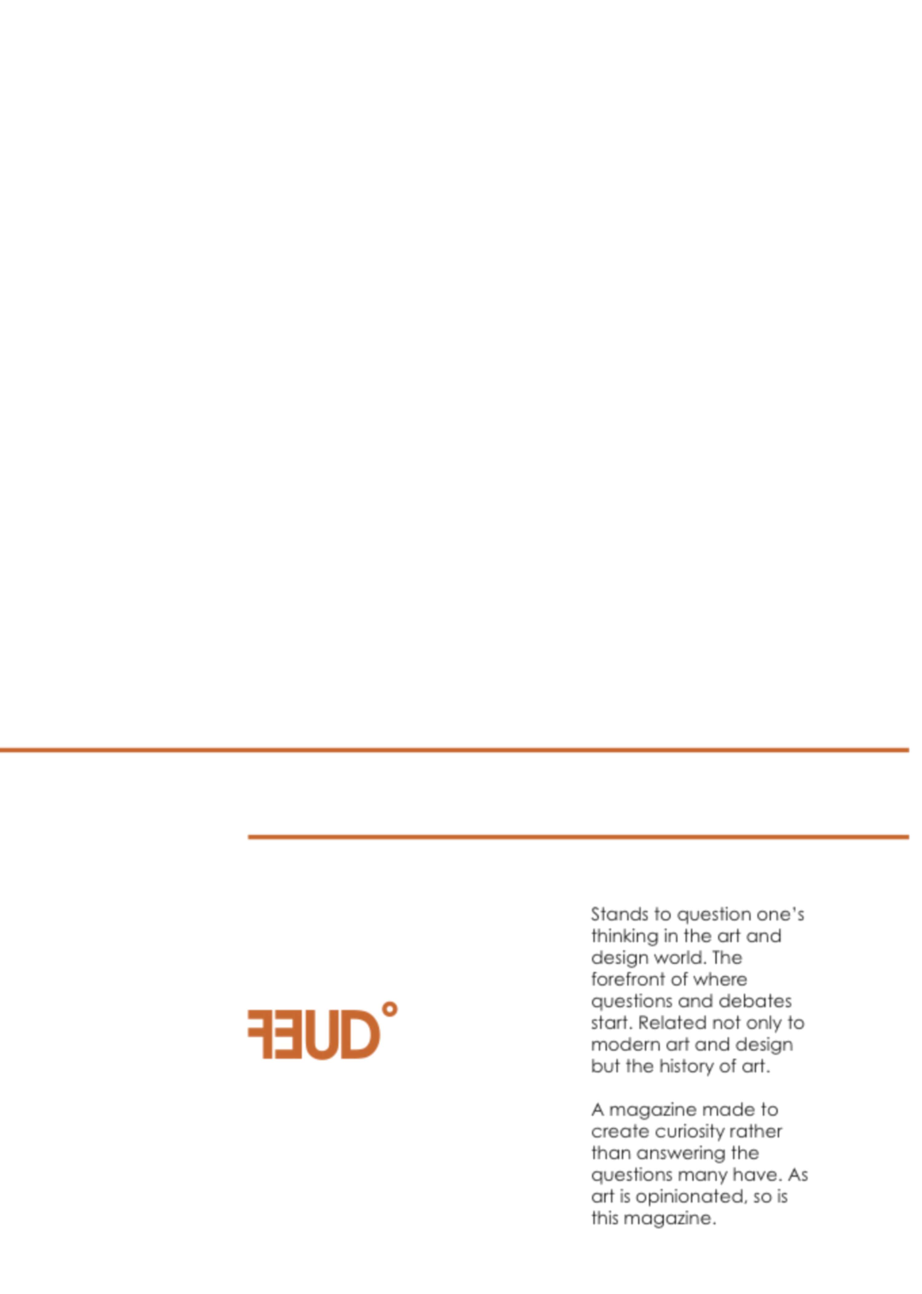 FEUD magazine by Kristie-Anne Craft