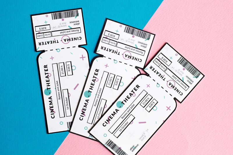 Cinema — Theater Ticket by Vincenzo Visciano