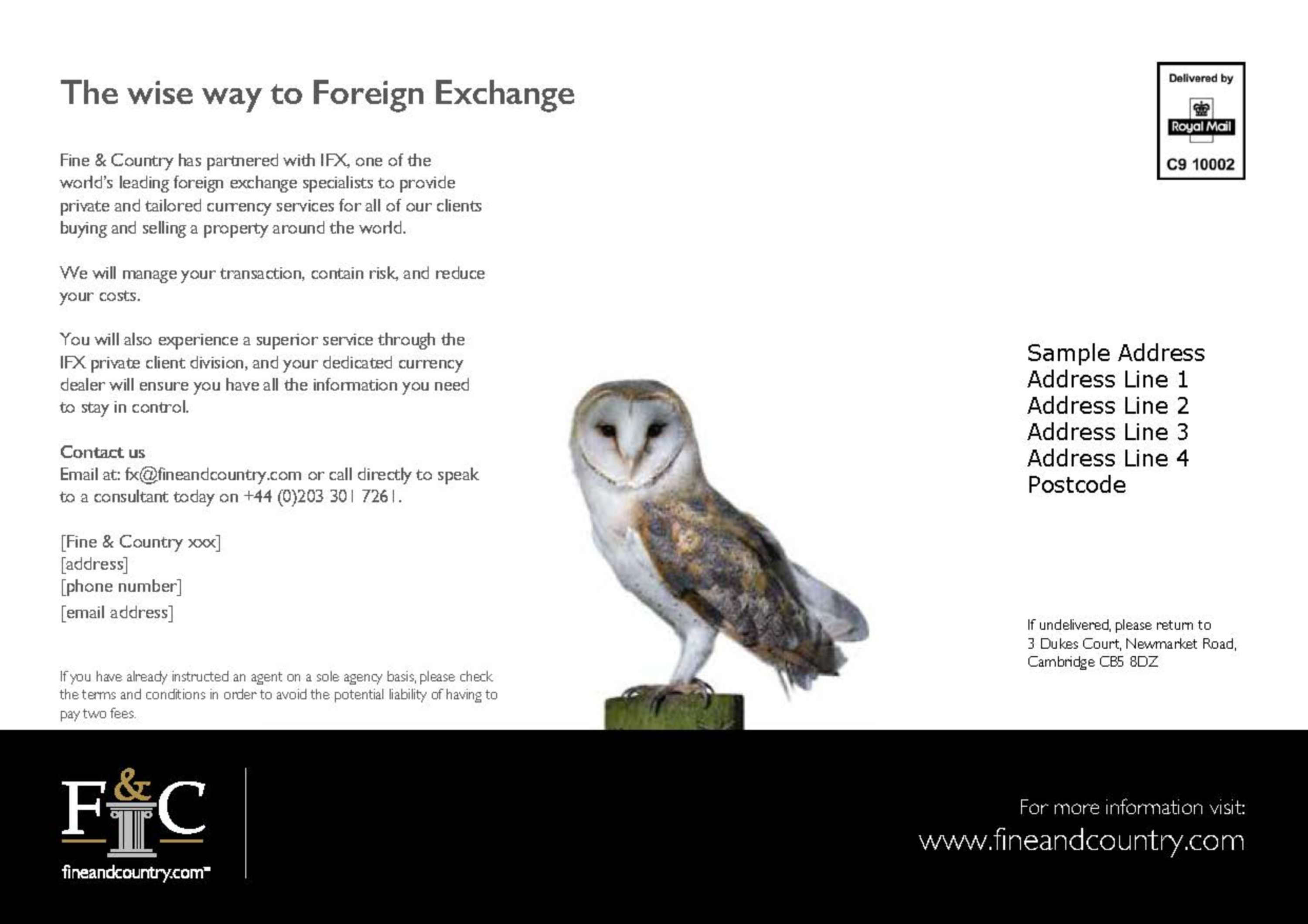 Examples of my work for Fine & Country by Lily Bennett