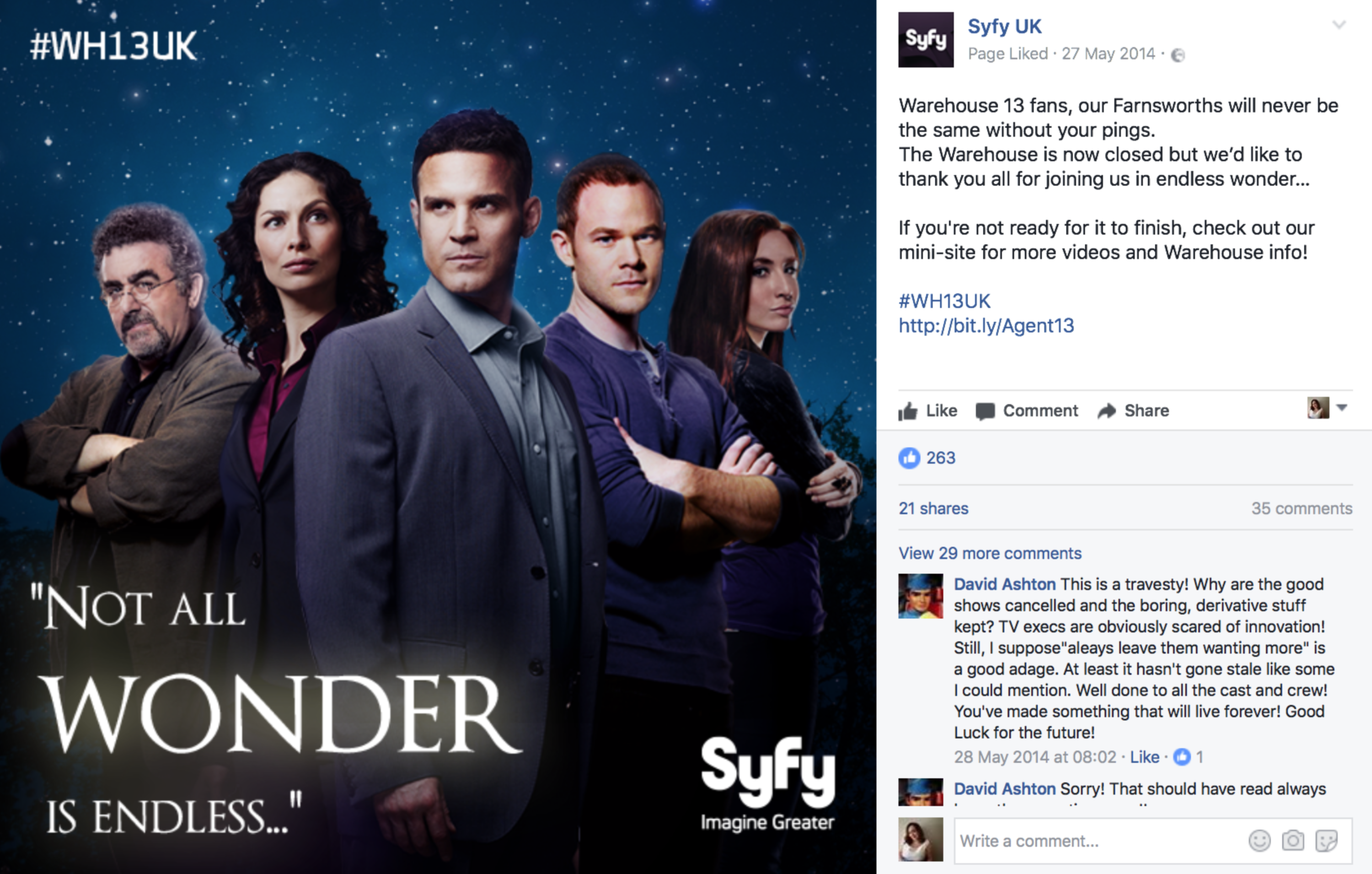 Syfy Channel by Rebecca Pattinson