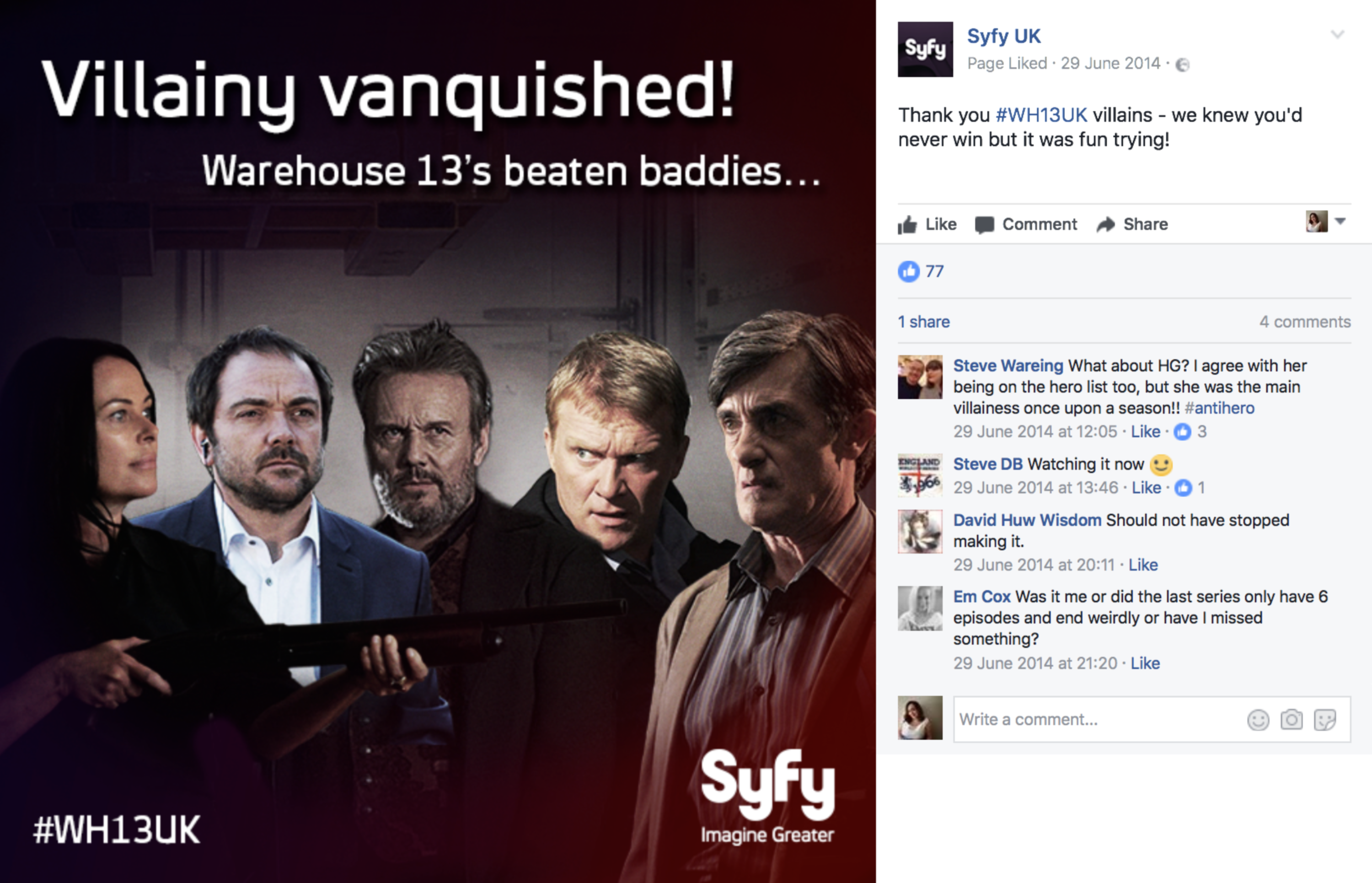 Syfy Channel by Rebecca Pattinson