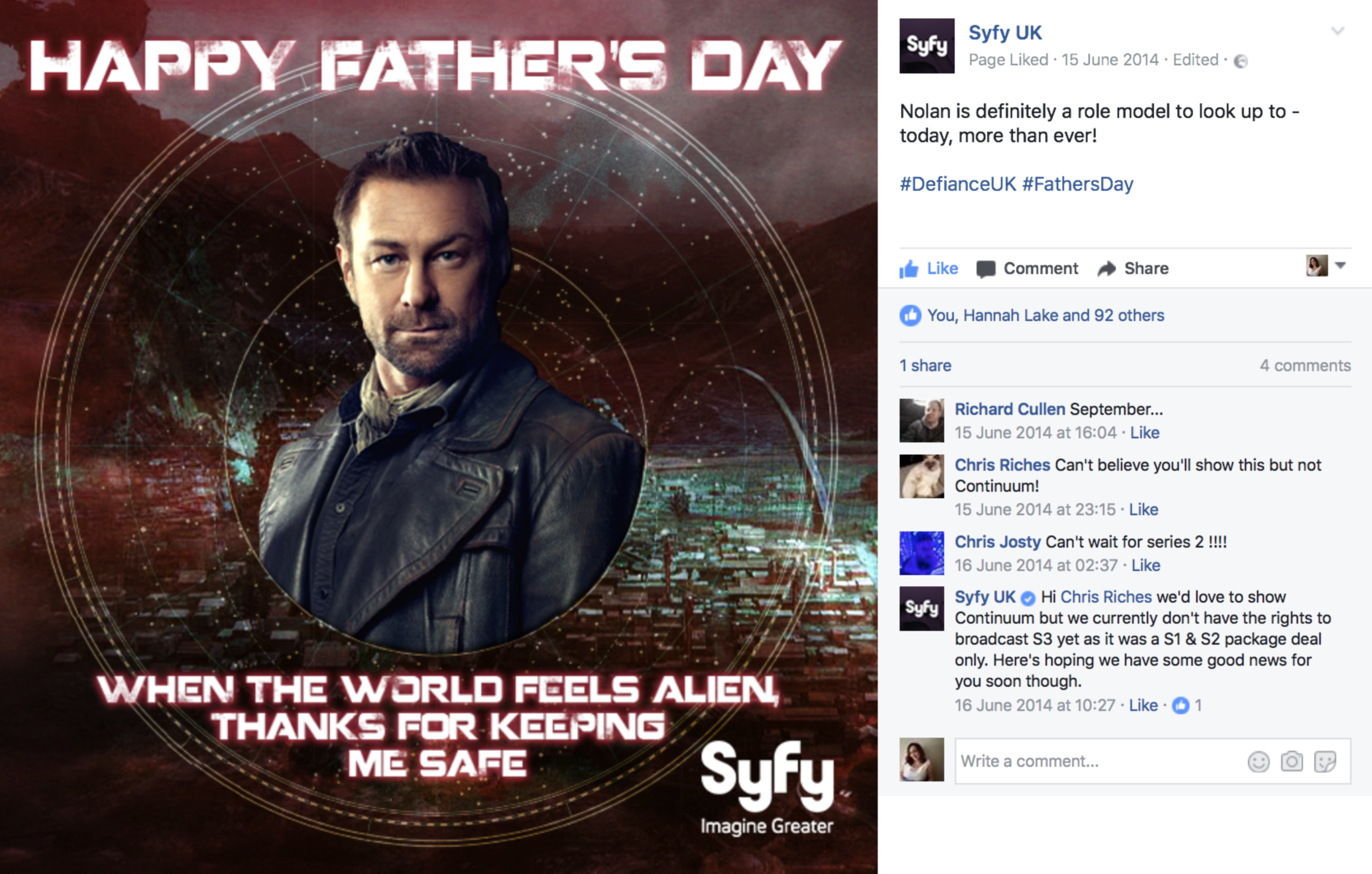 Syfy Channel by Rebecca Pattinson