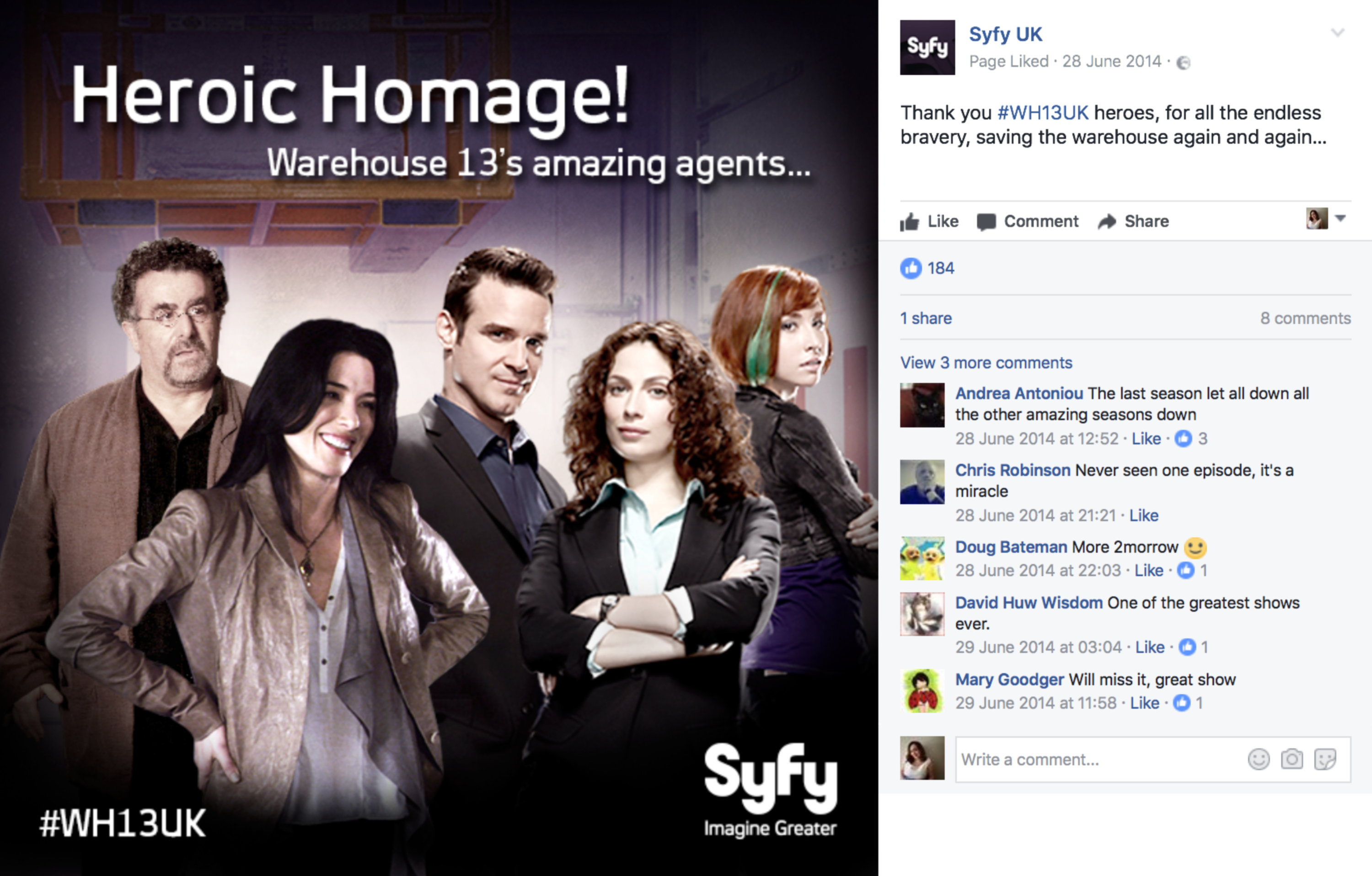 Syfy Channel by Rebecca Pattinson