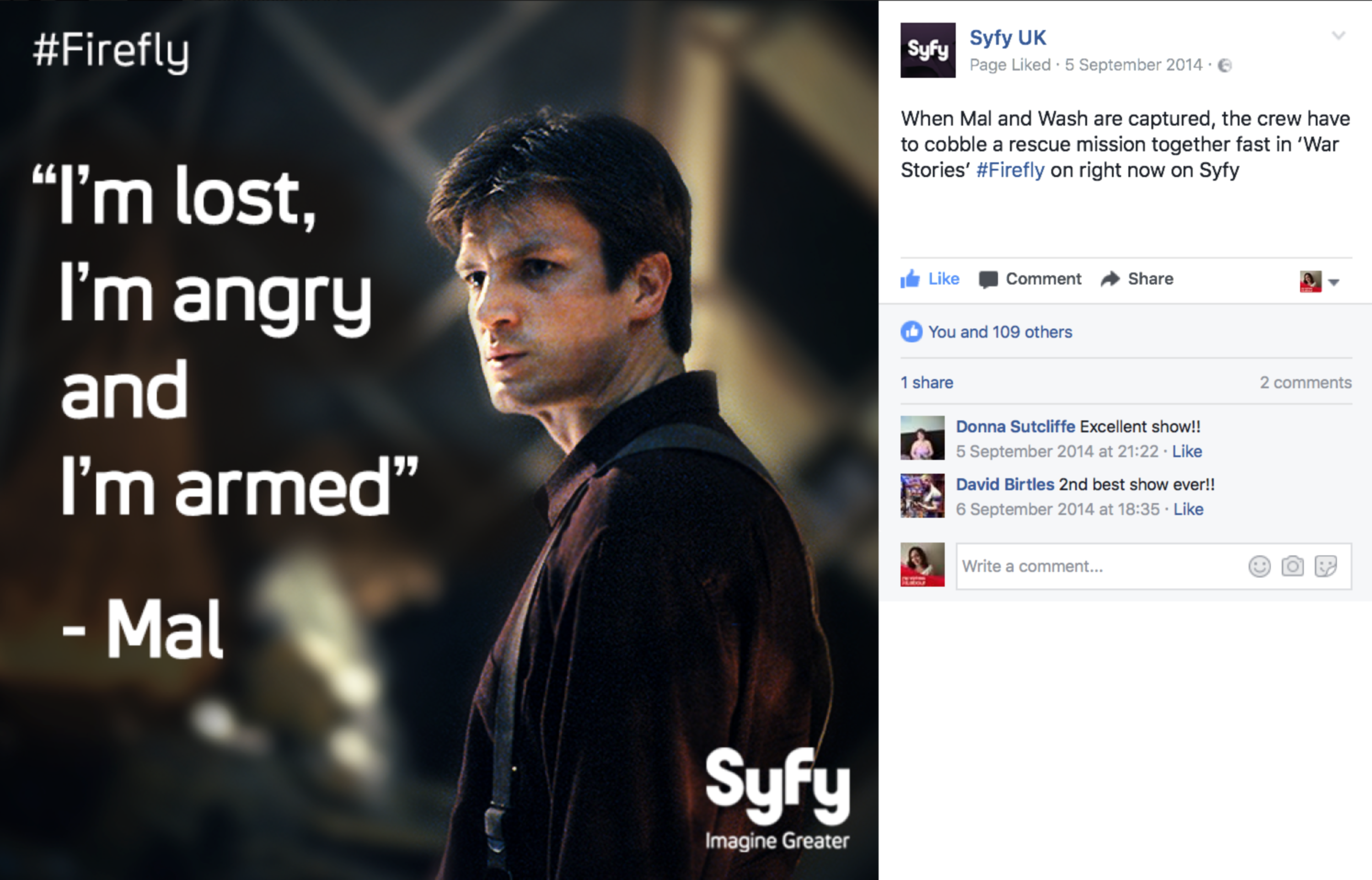 Syfy Channel by Rebecca Pattinson