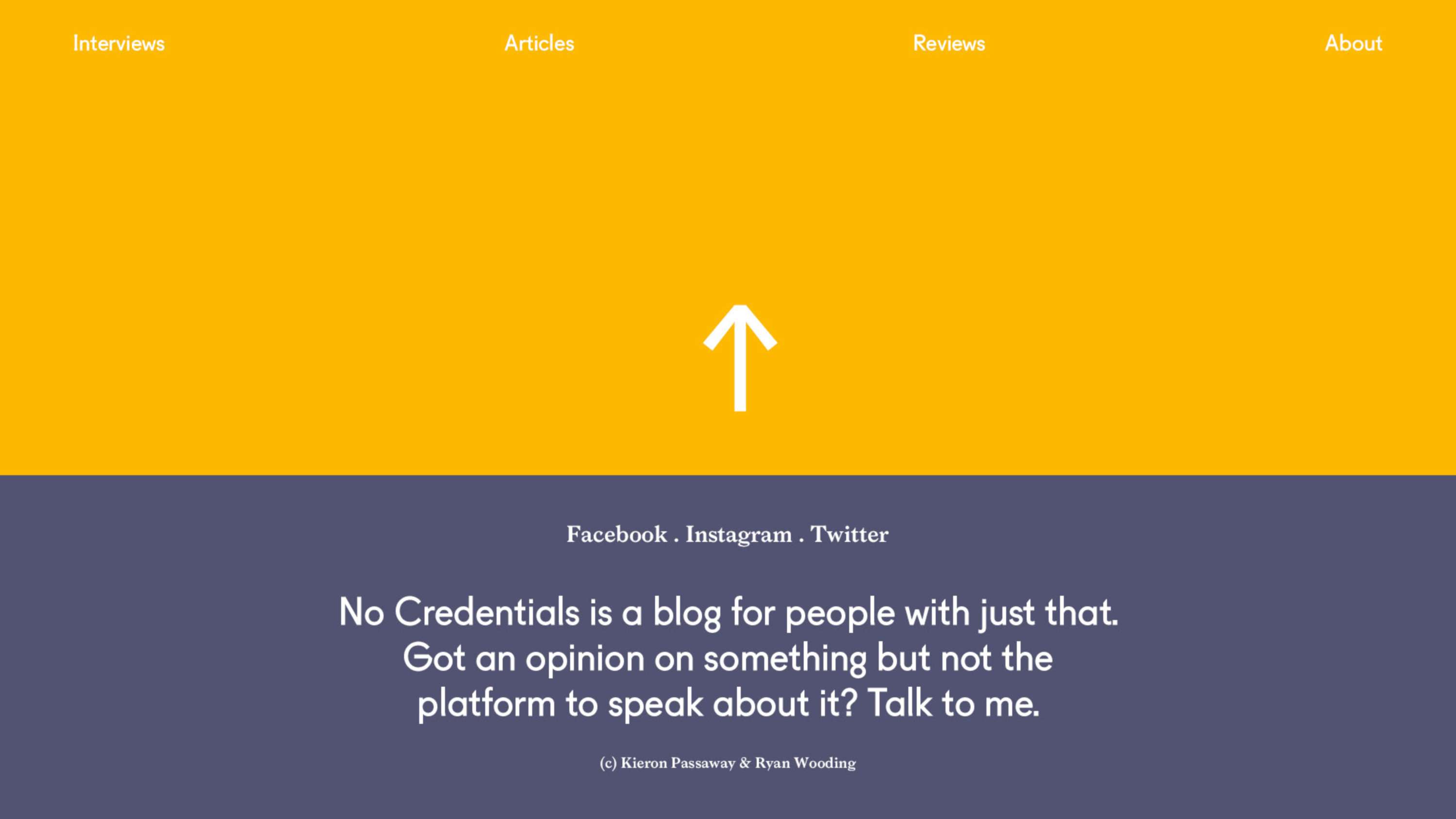 No Credentials (WIP) by Ryan Wooding