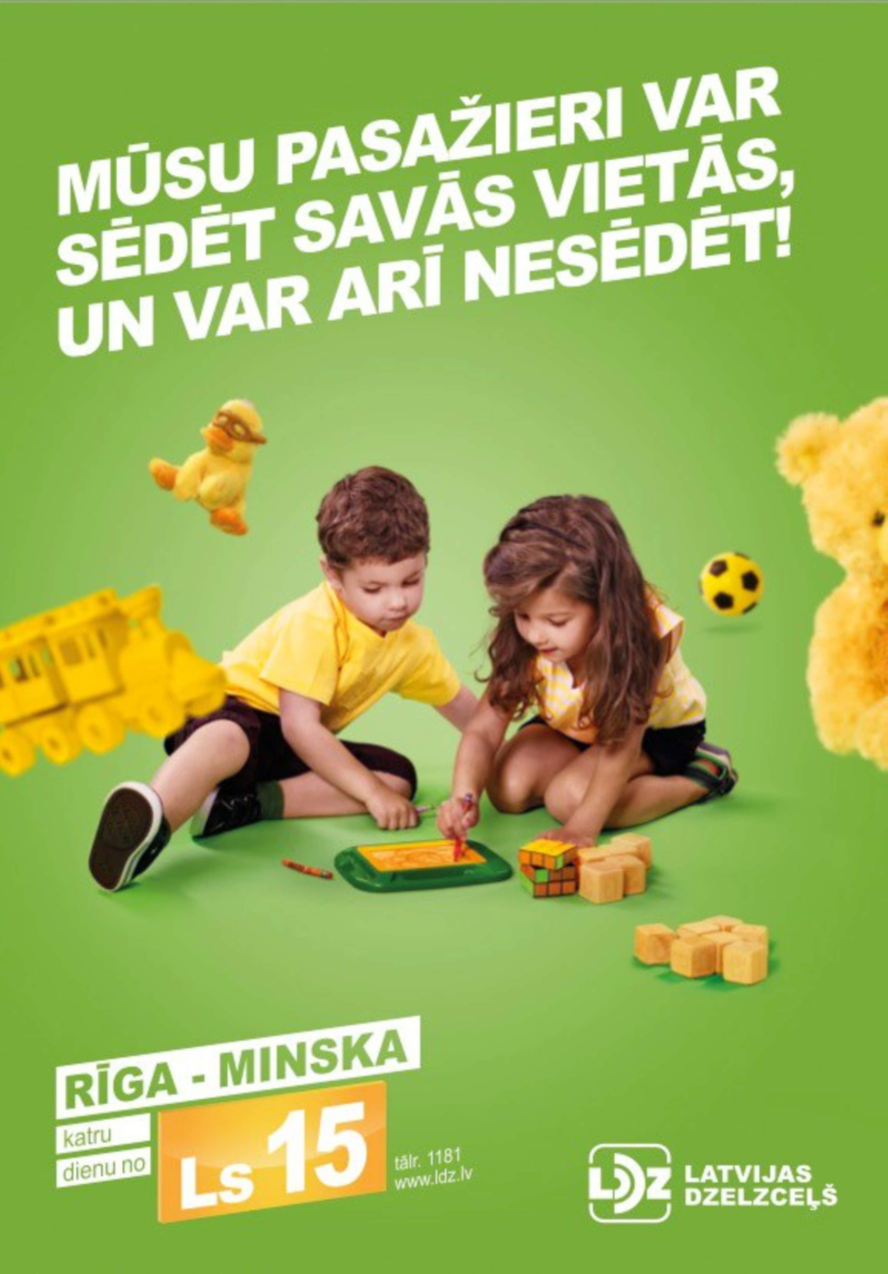 "Latvian Railways" campaign by Eliza Trumpe