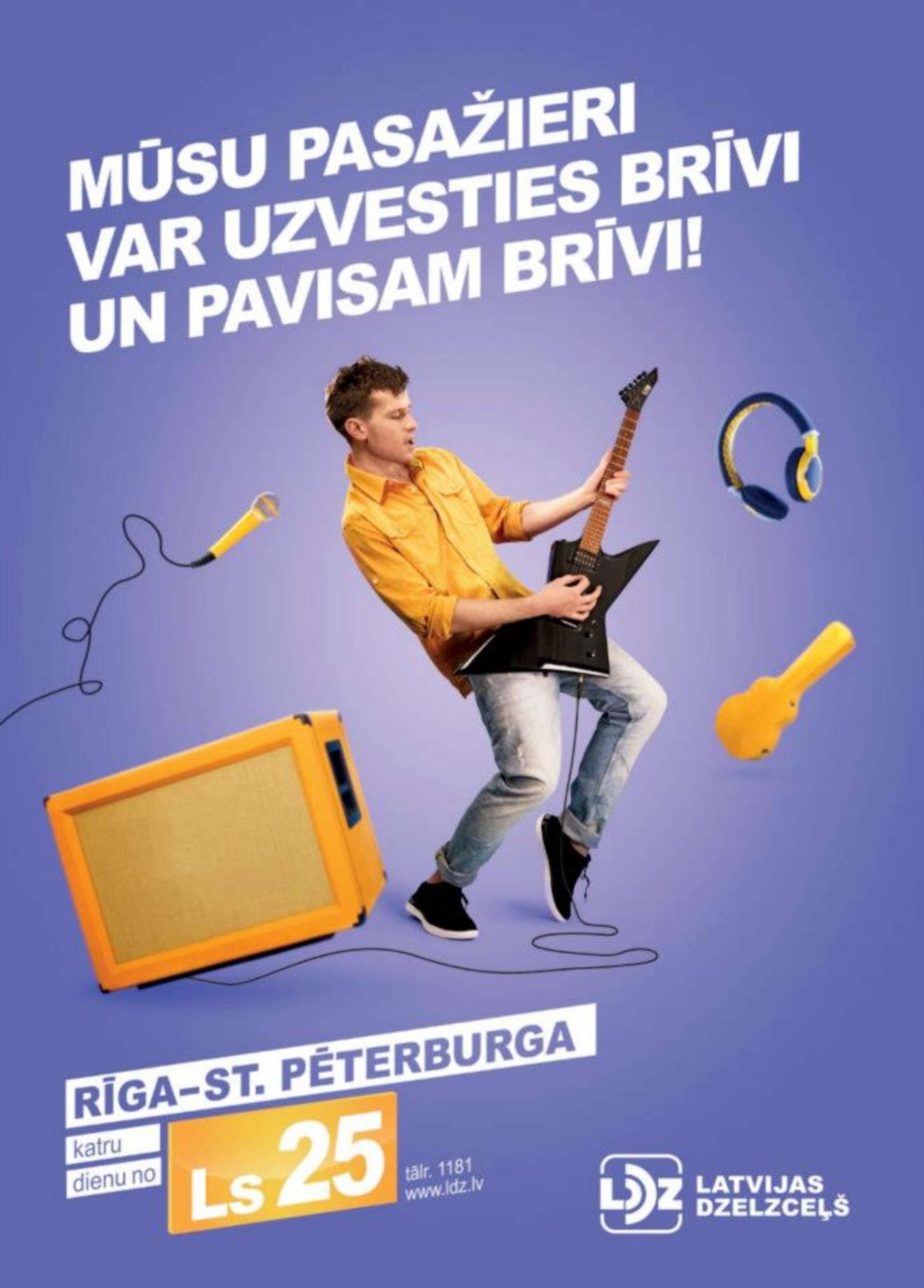 "Latvian Railways" campaign by Eliza Trumpe