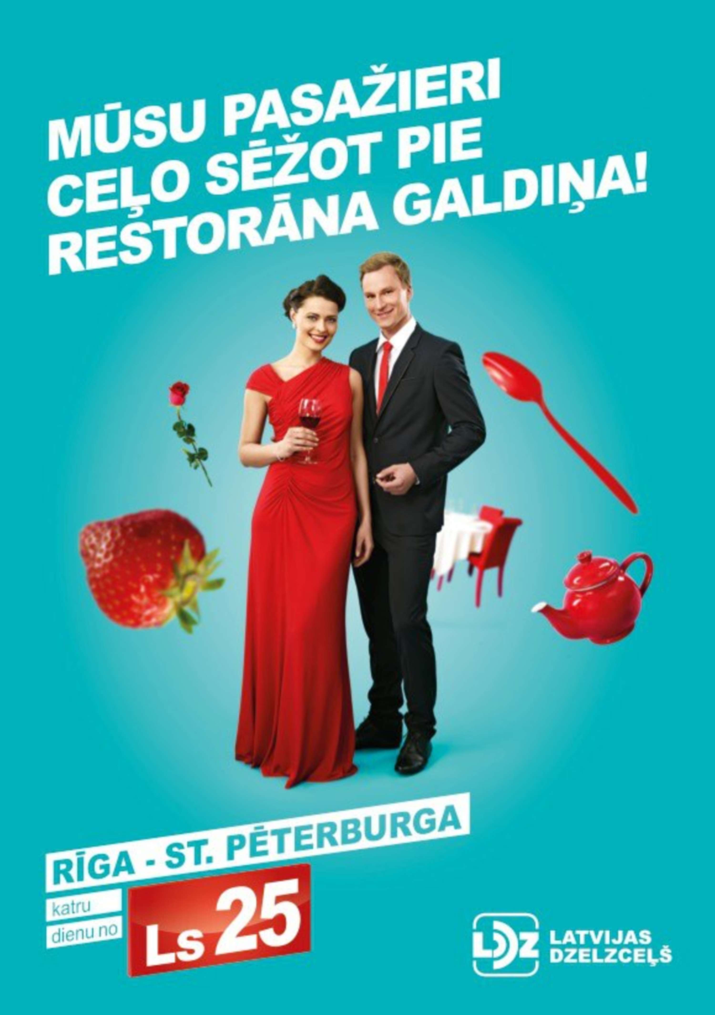 "Latvian Railways" campaign by Eliza Trumpe