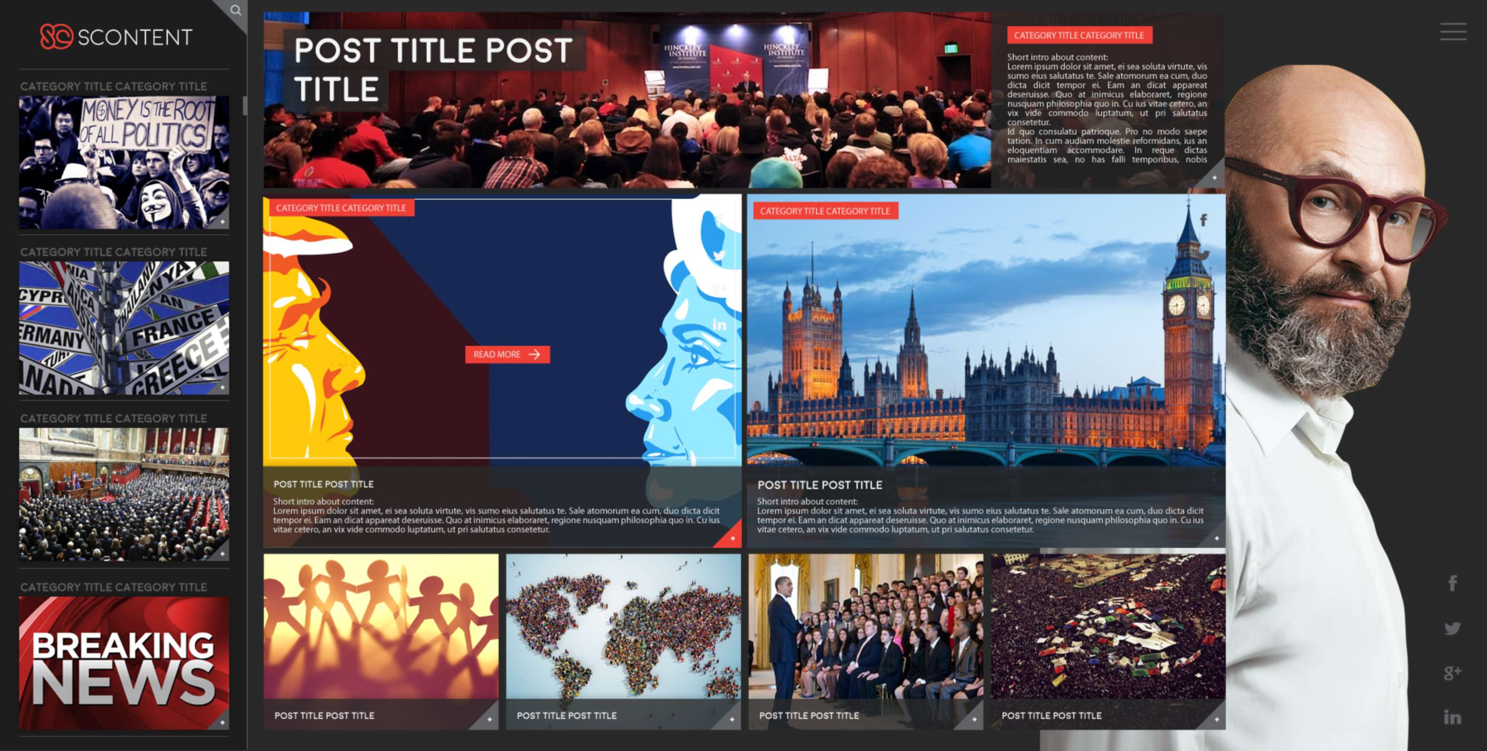 Elastic web template by Aleksandr Danilov