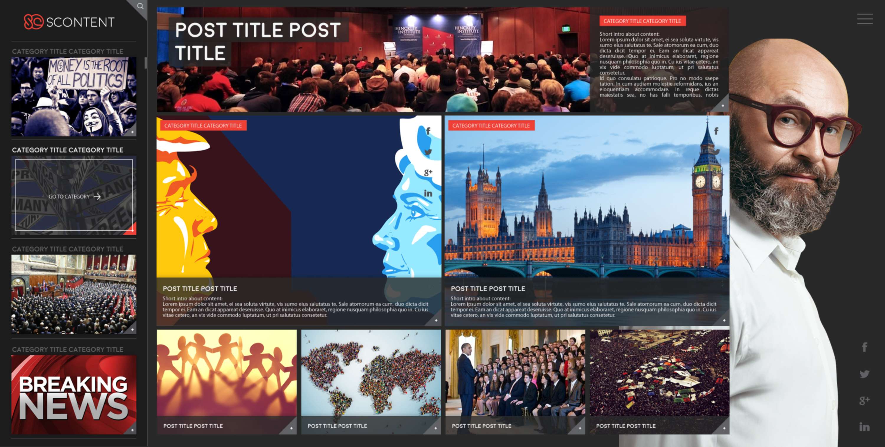 Elastic web template by Aleksandr Danilov