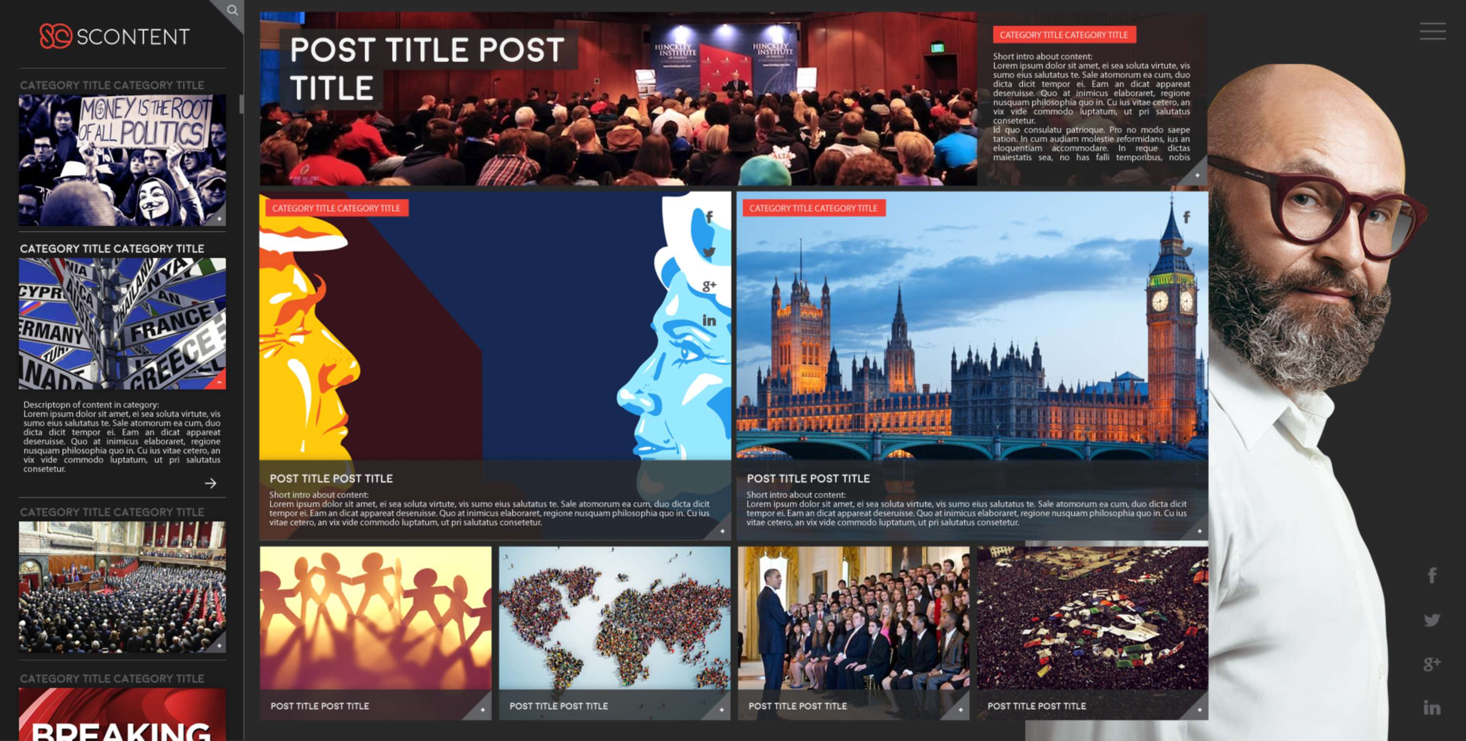 Elastic web template by Aleksandr Danilov