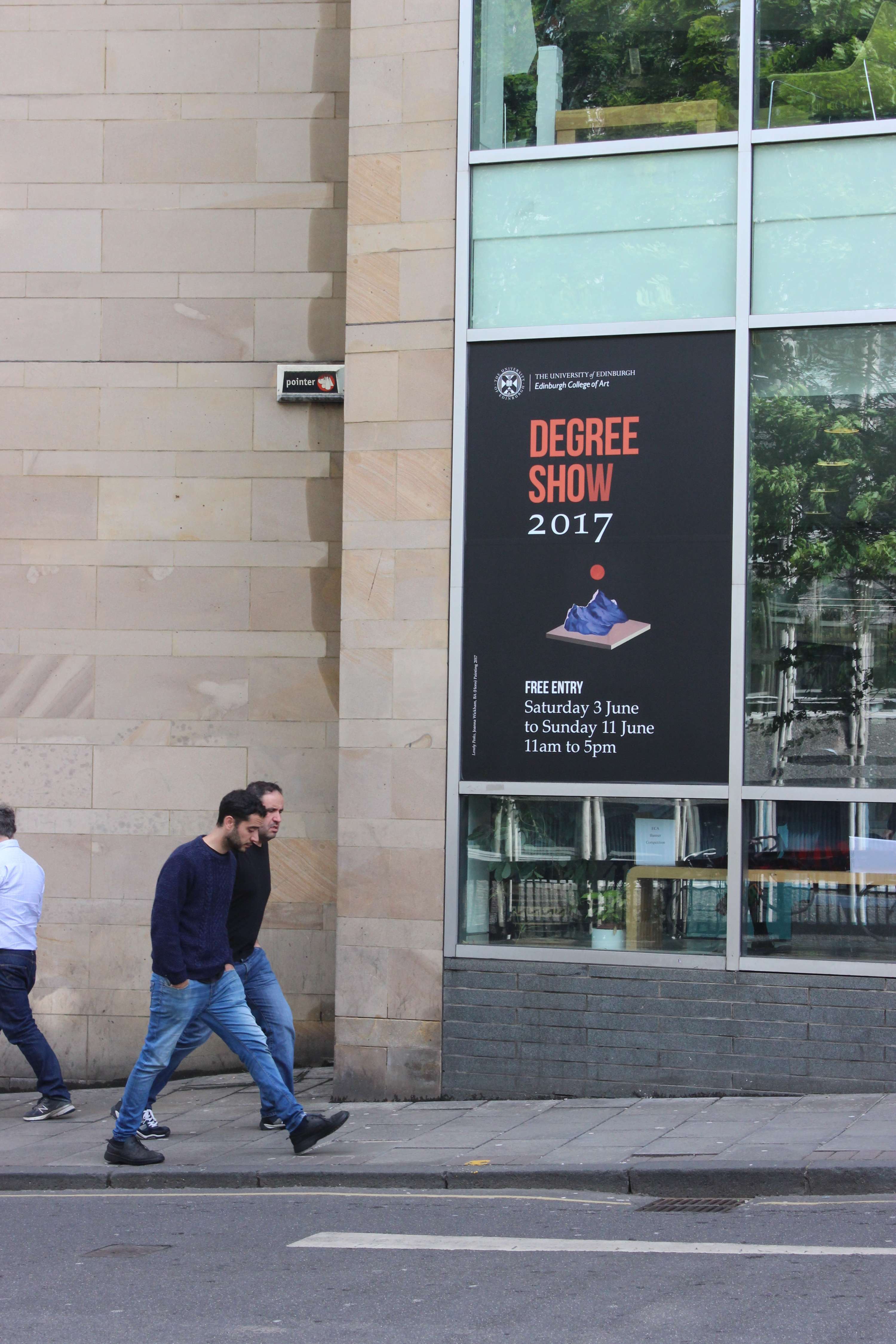 Degree Show Advertisement by Joanna Wickham