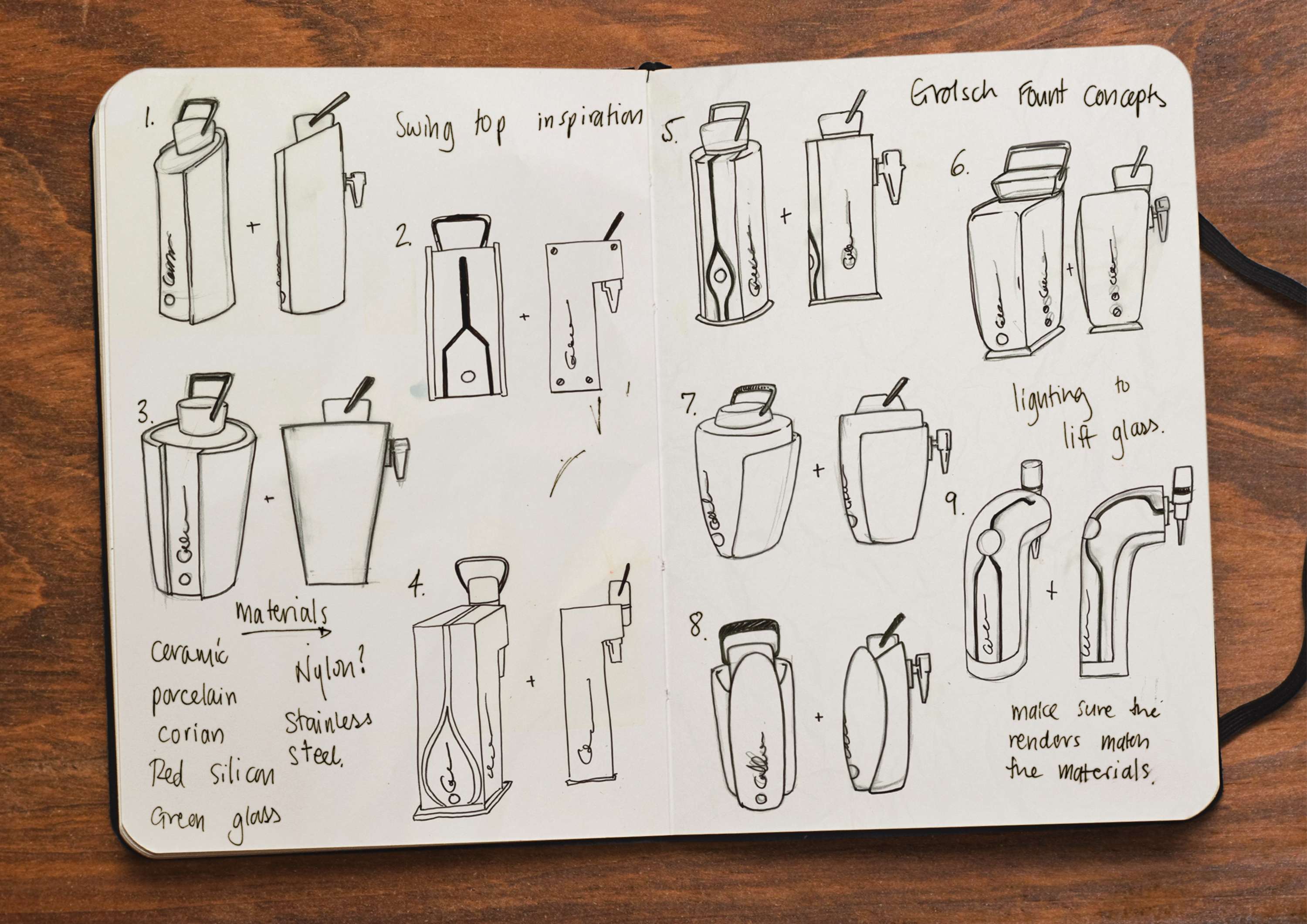 Grolsch Fount Concepts by Rory Neighbour