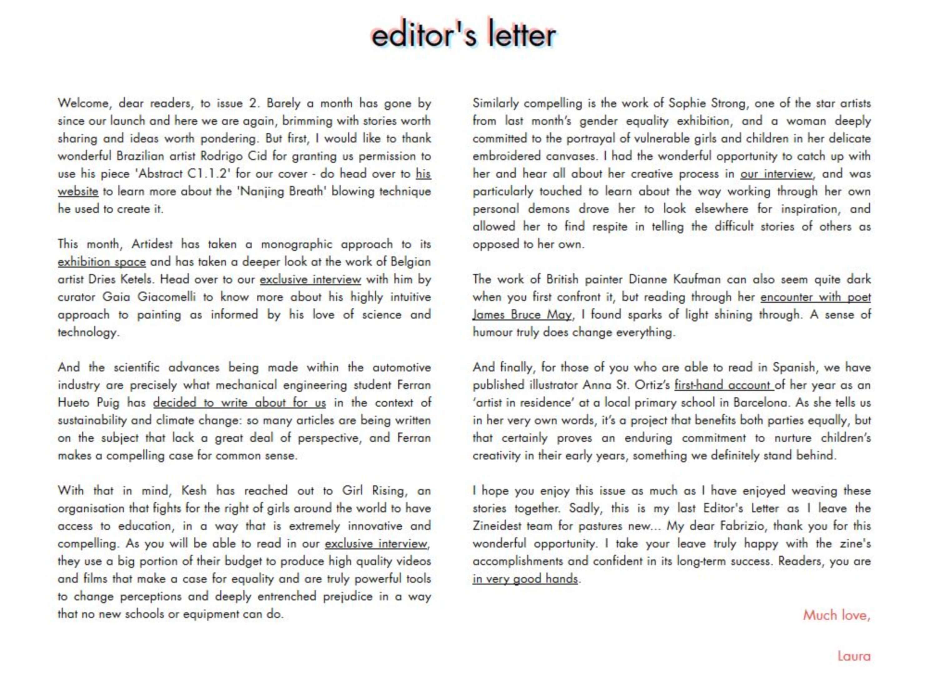 Zineidest Magazine Second Issue by Laura Hueto Puig