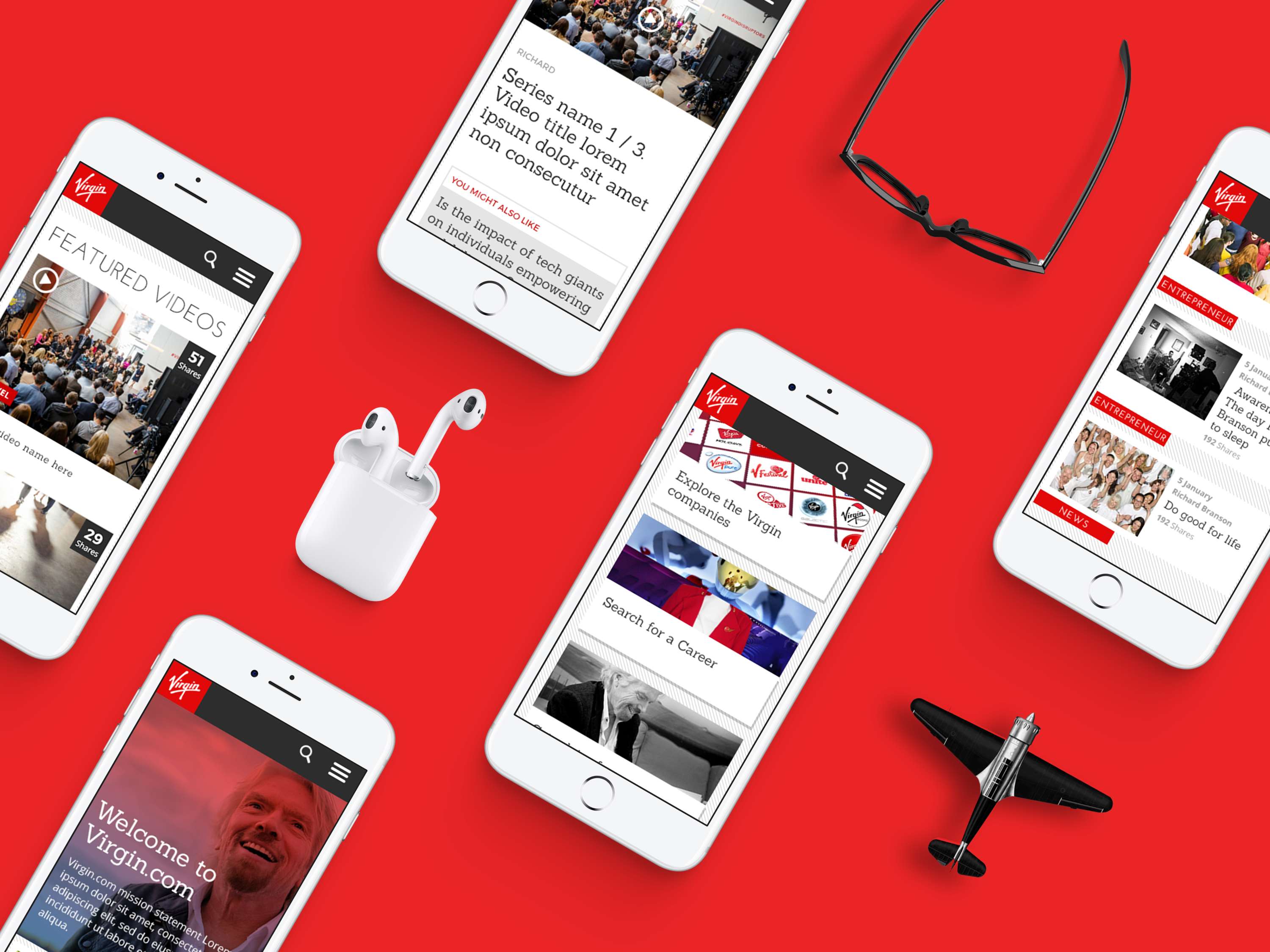 Redefining Virgin's content platform & corporate hub by Will Biggs
