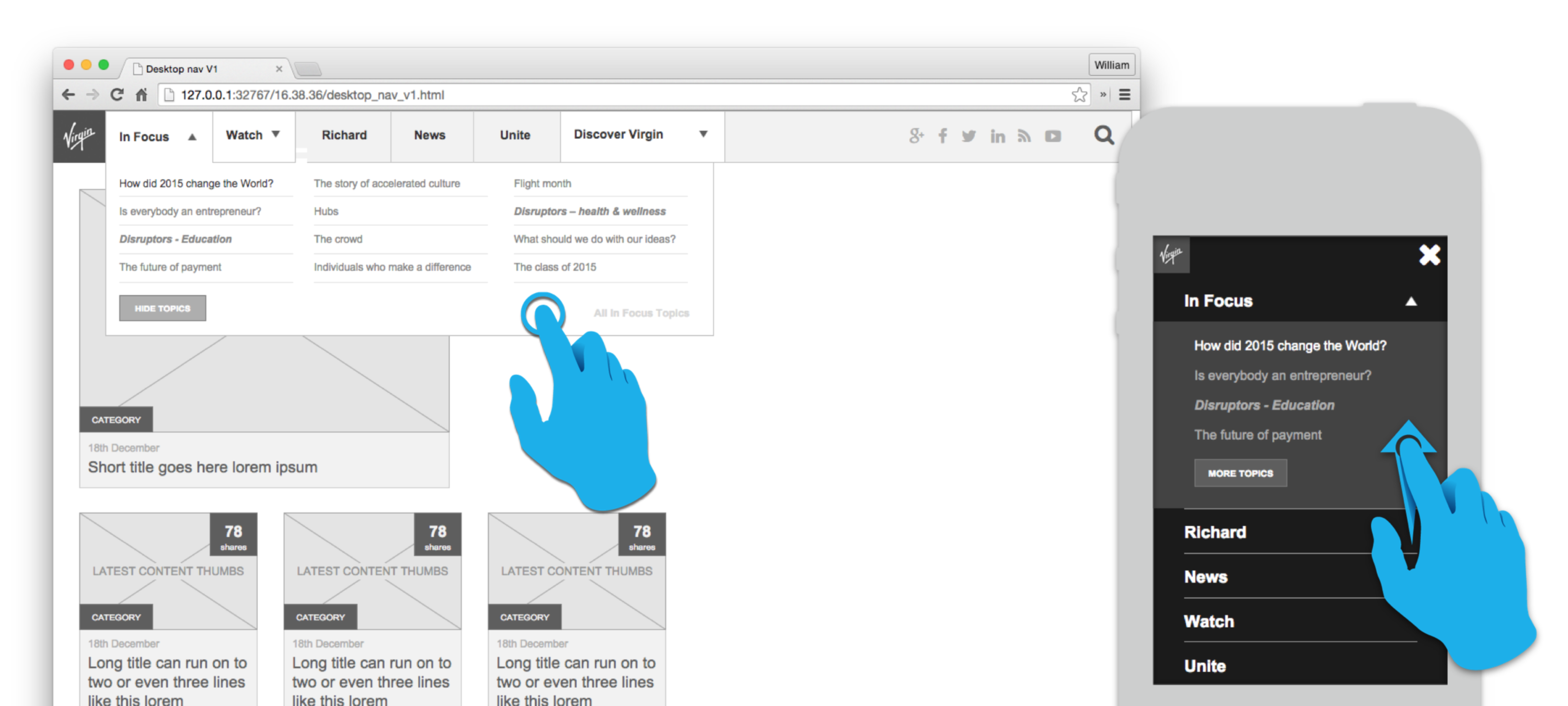 Redefining Virgin's content platform & corporate hub by Will Biggs