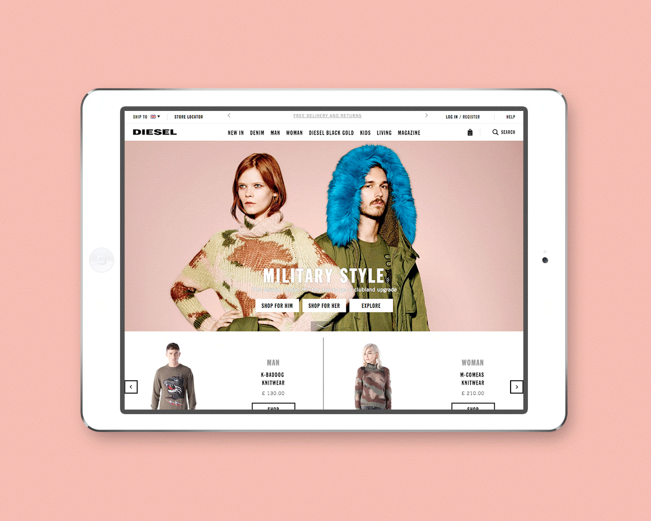 Diesel.com by Hayley Watchorn