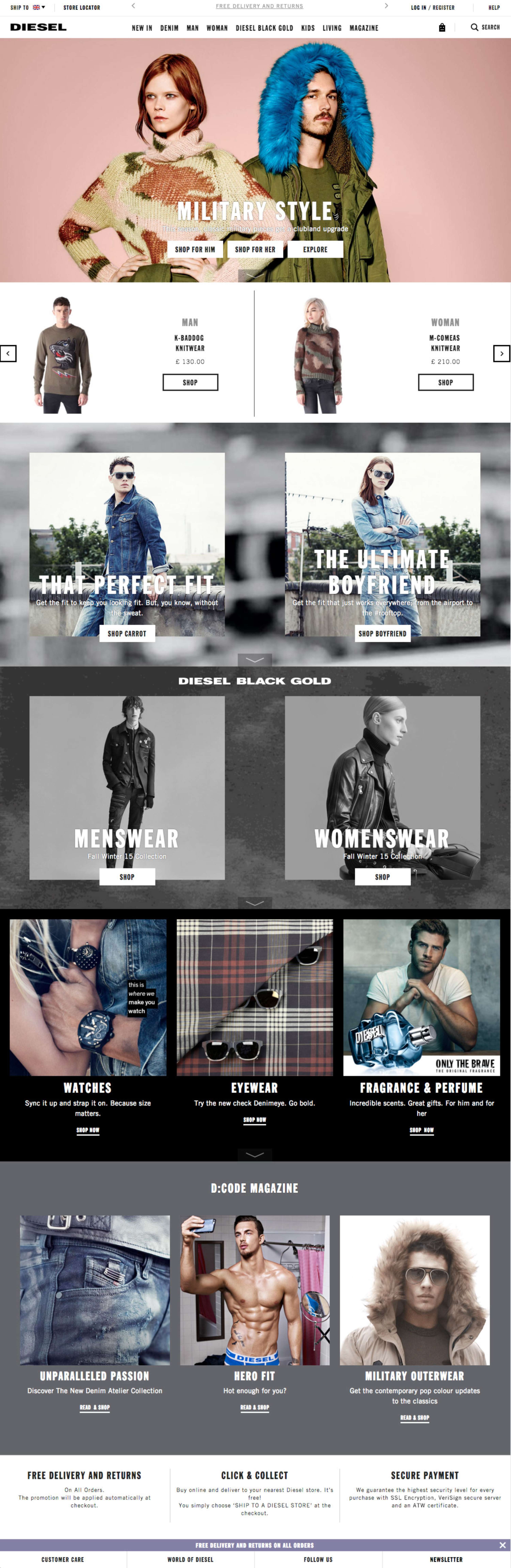 Diesel.com by Hayley Watchorn