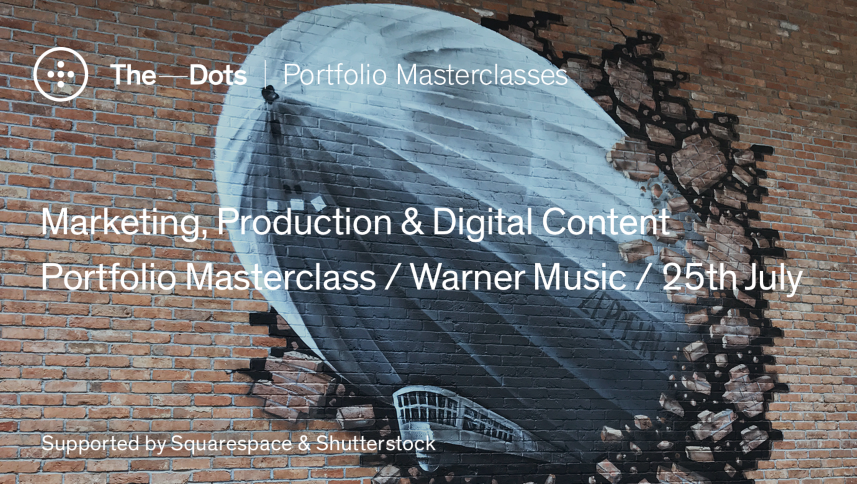 July 2017 (applications closed) by The Dots – Portfolio Masterclasses
