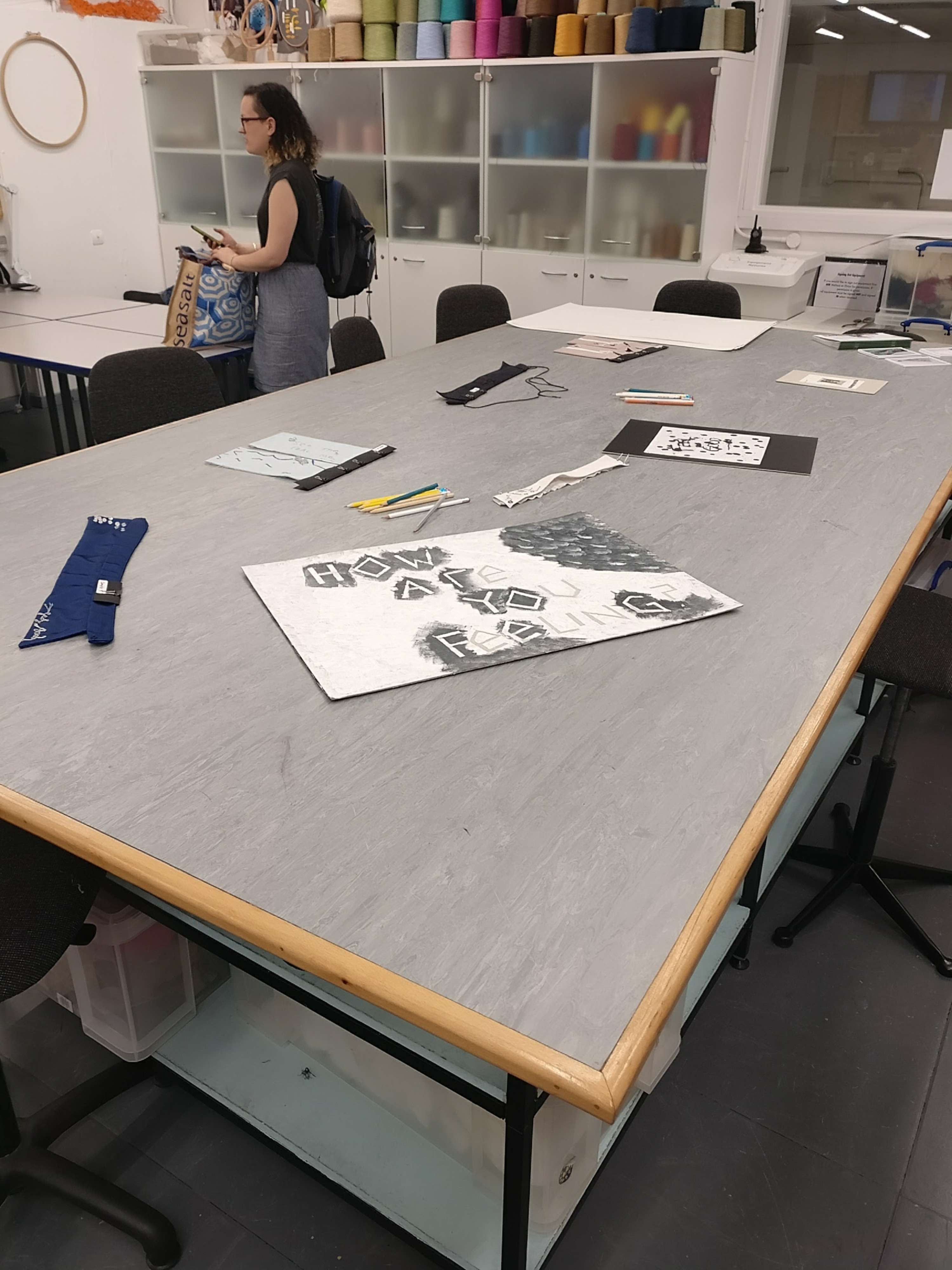 Mental Health GCSE Embroidery Workshop by Alice Charlotte Turner