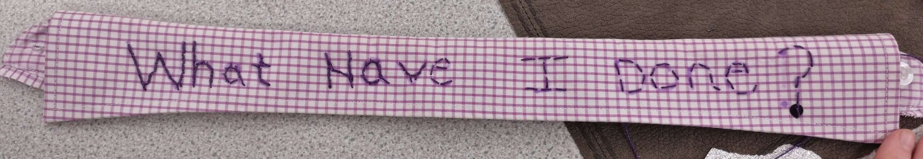 Mental Health GCSE Embroidery Workshop by Alice Charlotte Turner