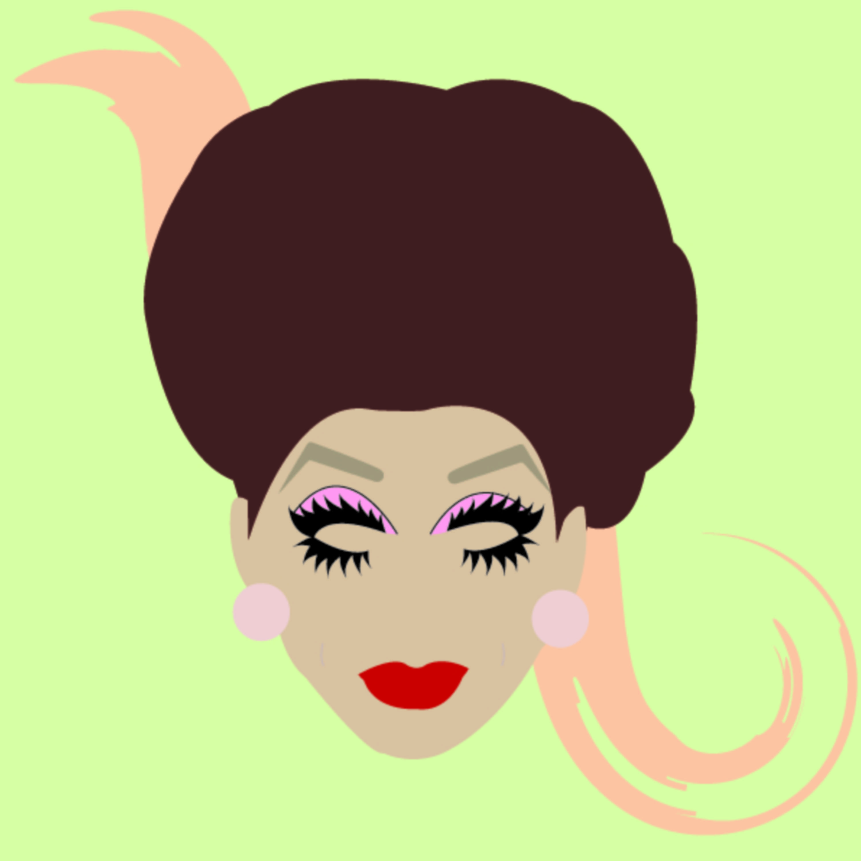 Drag queen Vector work by Imogen Hayes