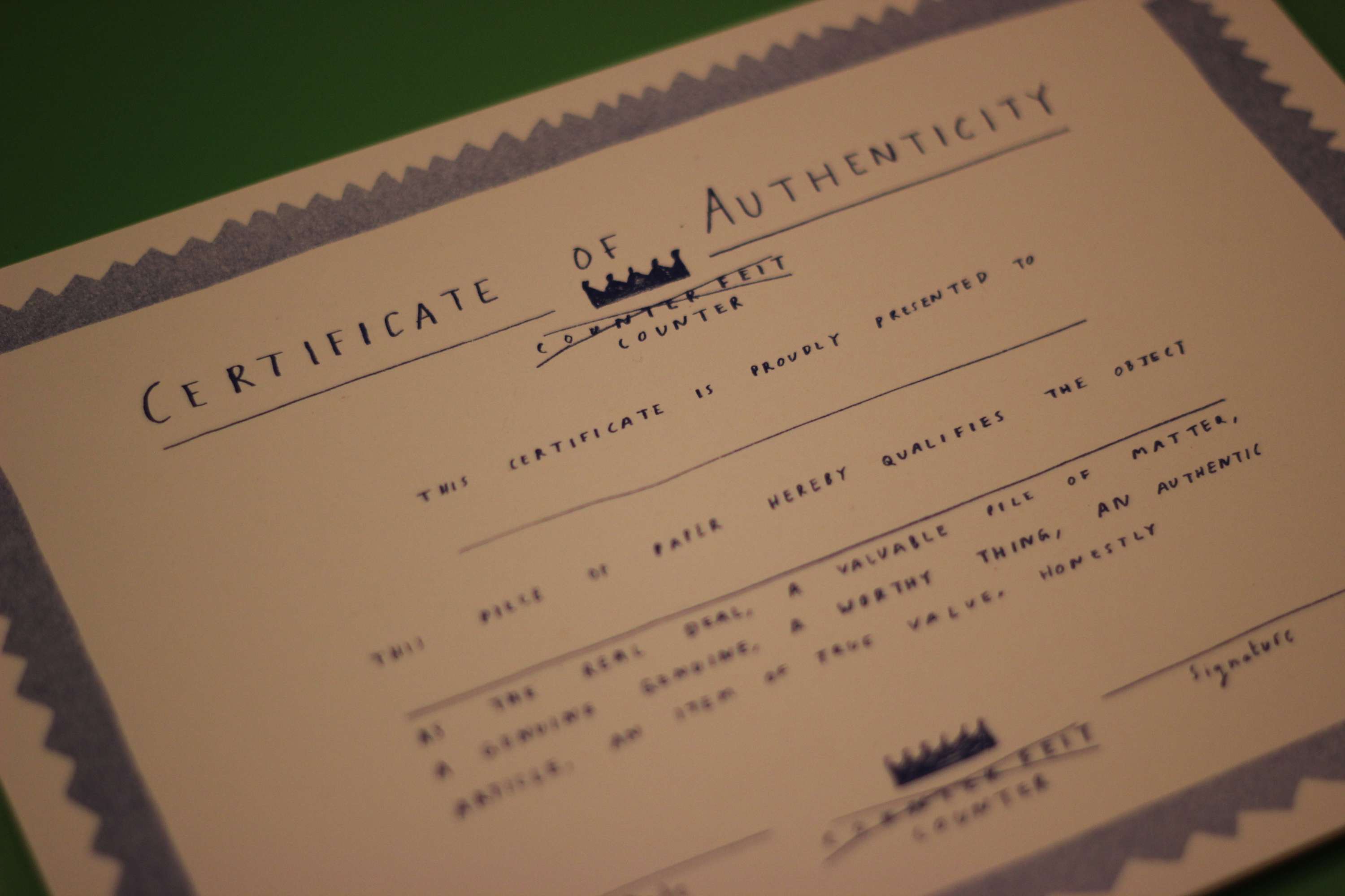 Quids in; V&A Late - The  Counterfeit counter by Olivia Mathurin-Essandoh MA RCA