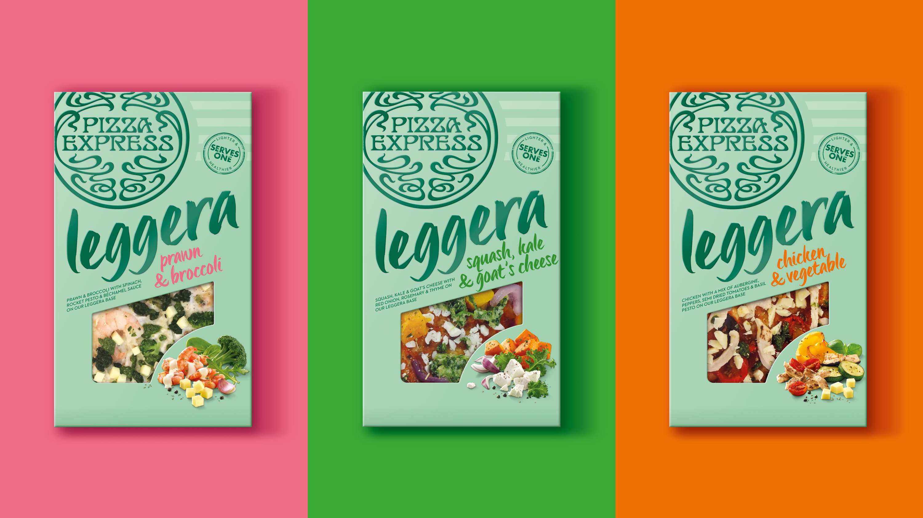PizzaExpress Leggera Packaging Design by Bulletproof